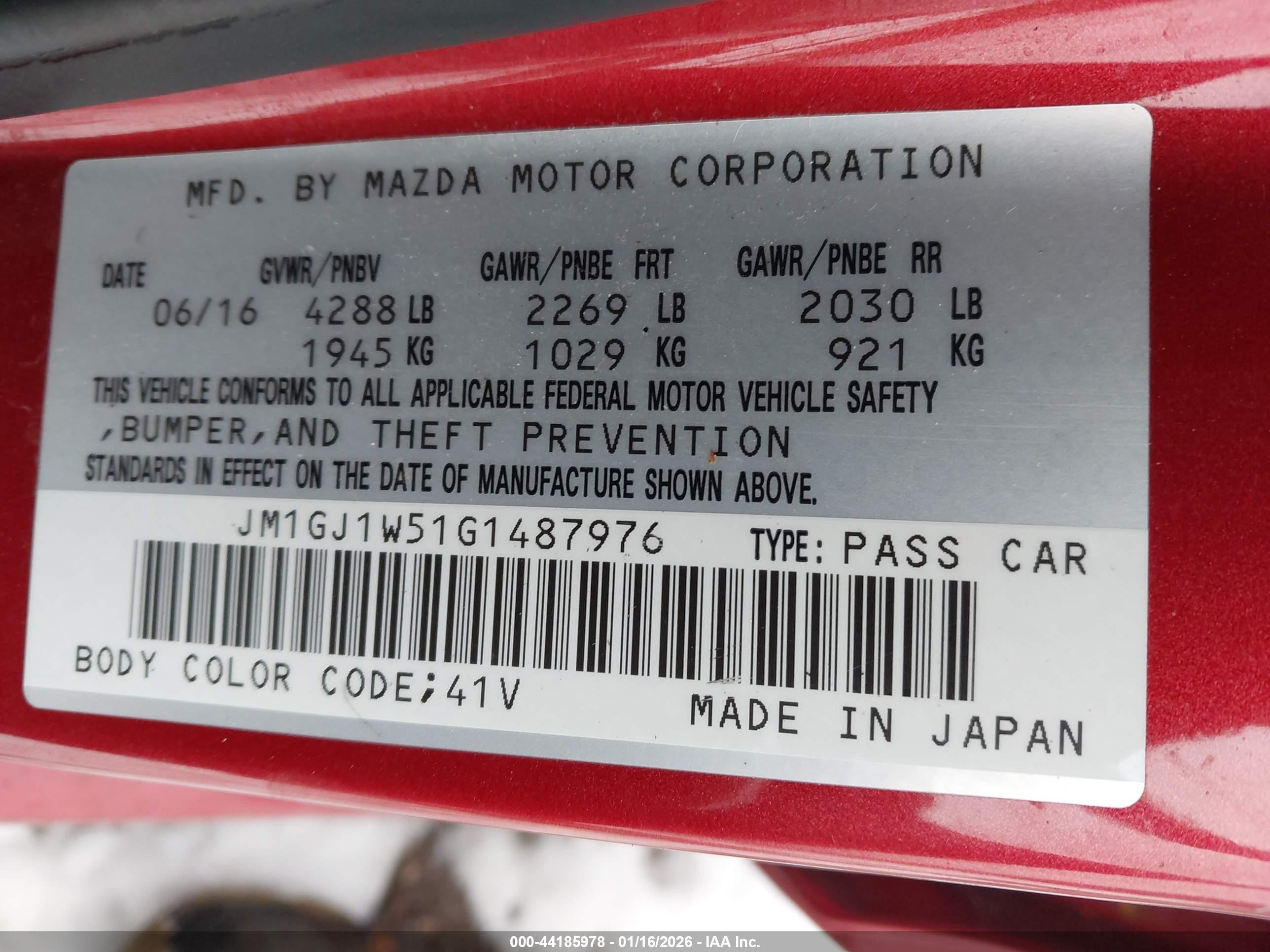 MAZDA MAZDA6 image 9