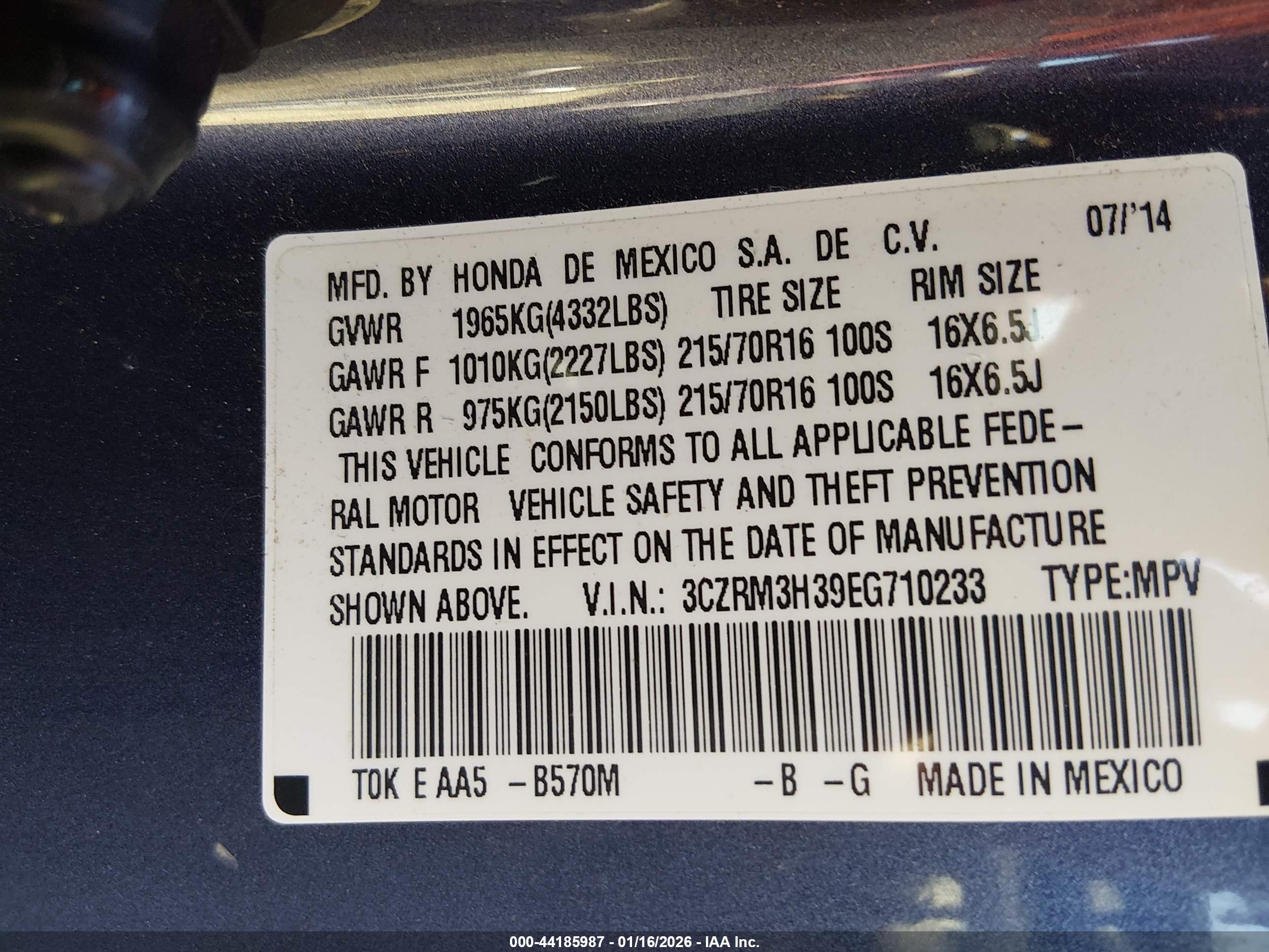HONDA CR-V image 9