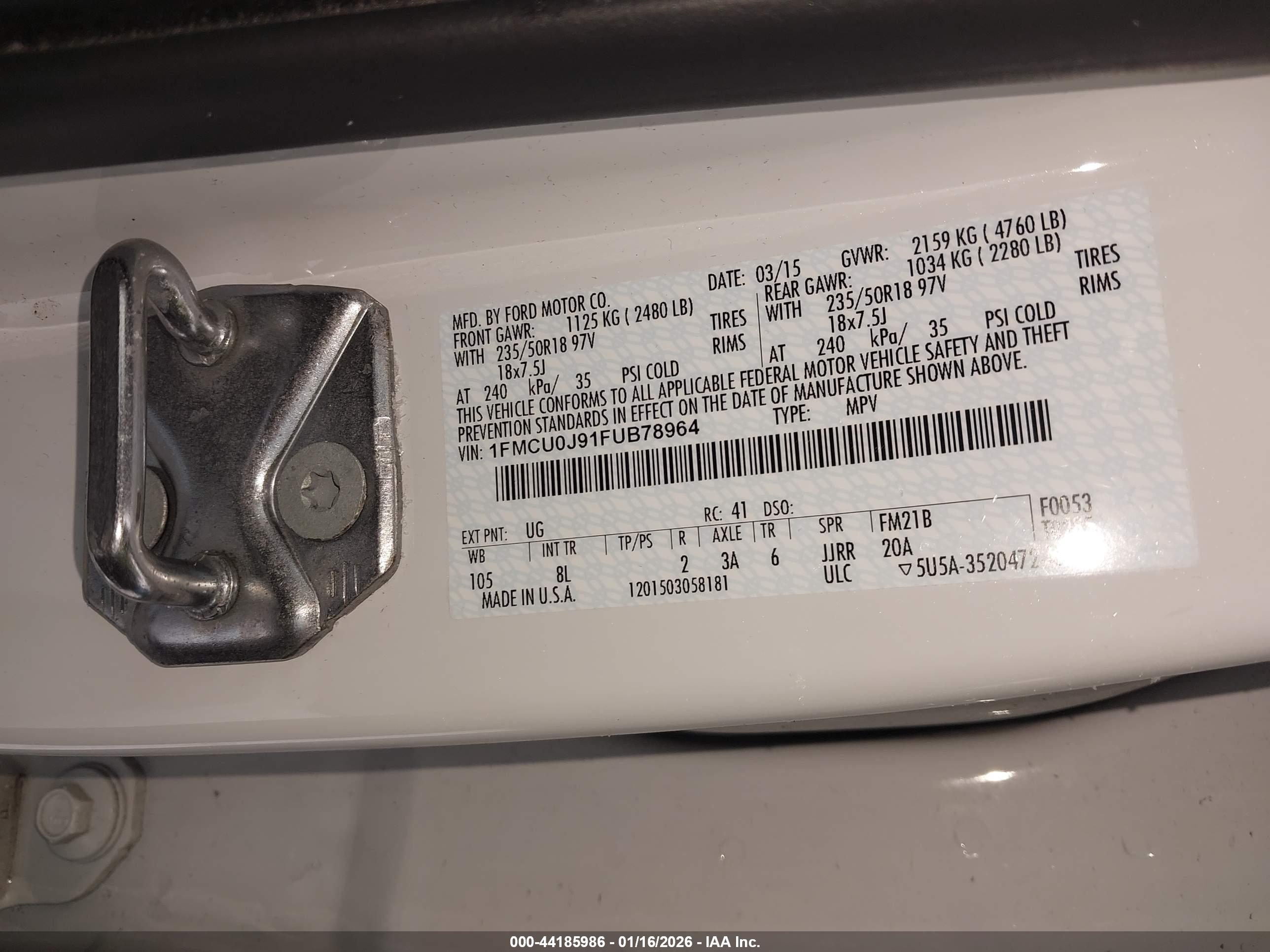 FORD ESCAPE image 9