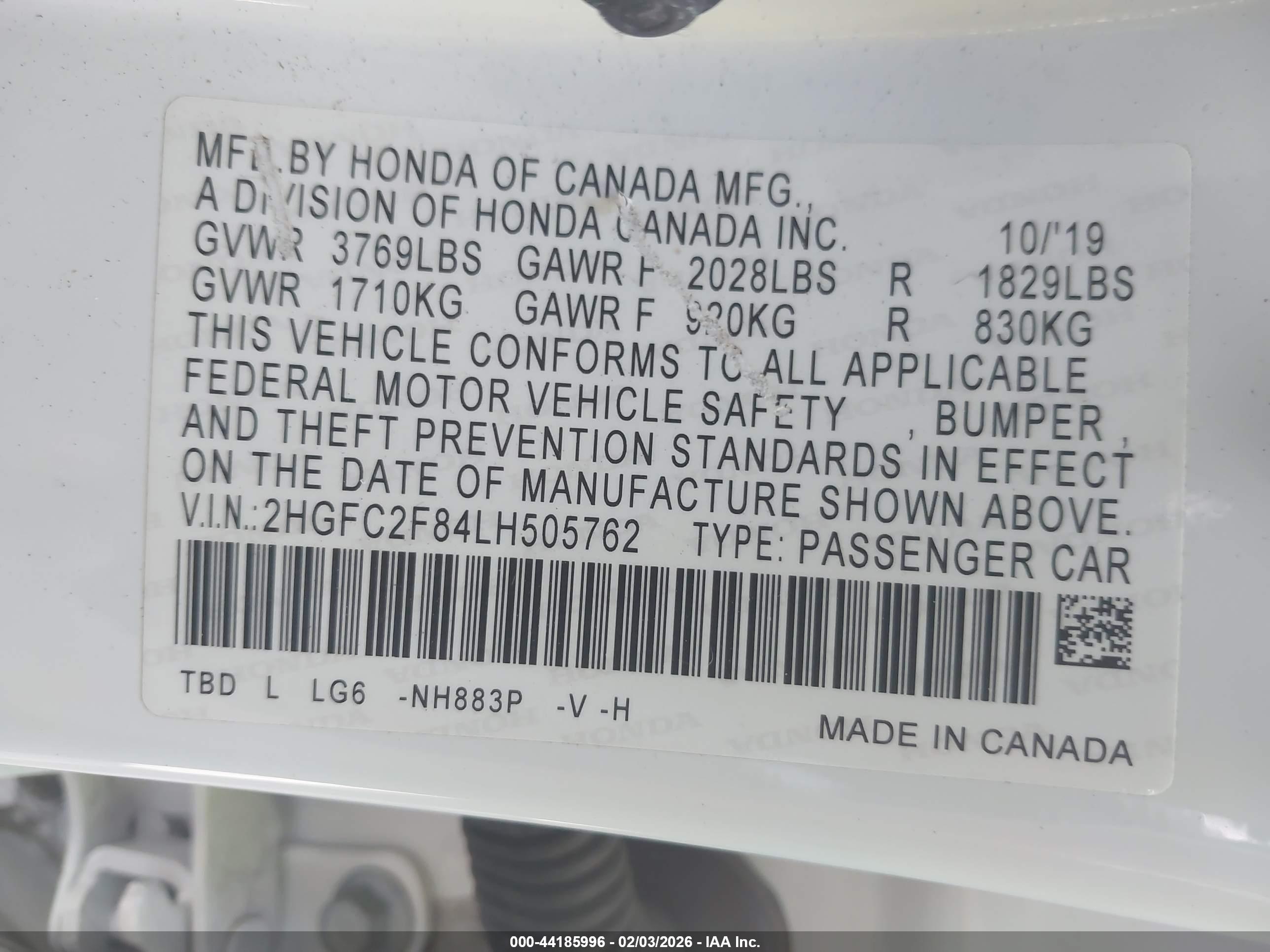 HONDA CIVIC image 9