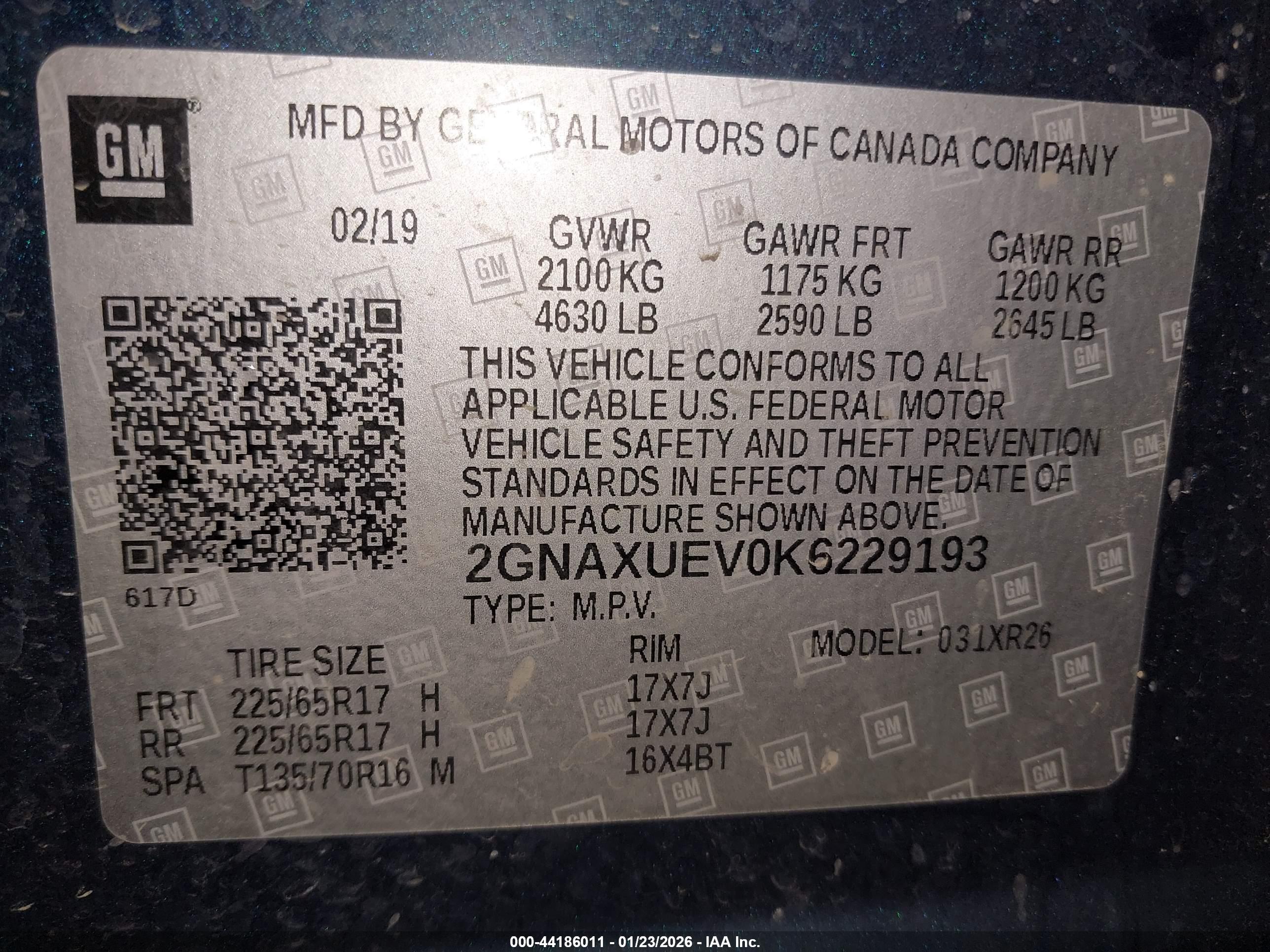 CHEVROLET EQUINOX image 9