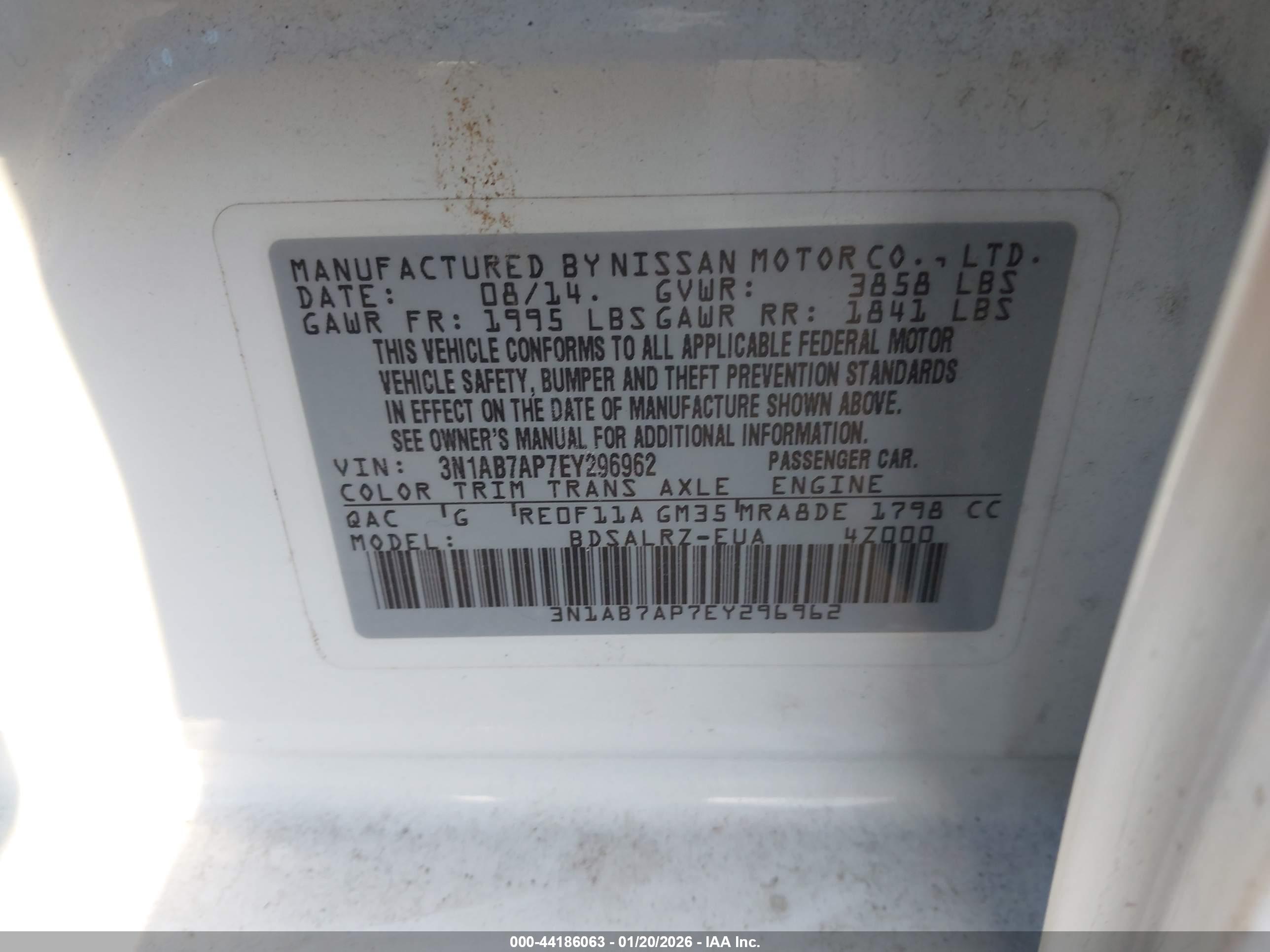 NISSAN SENTRA image 9