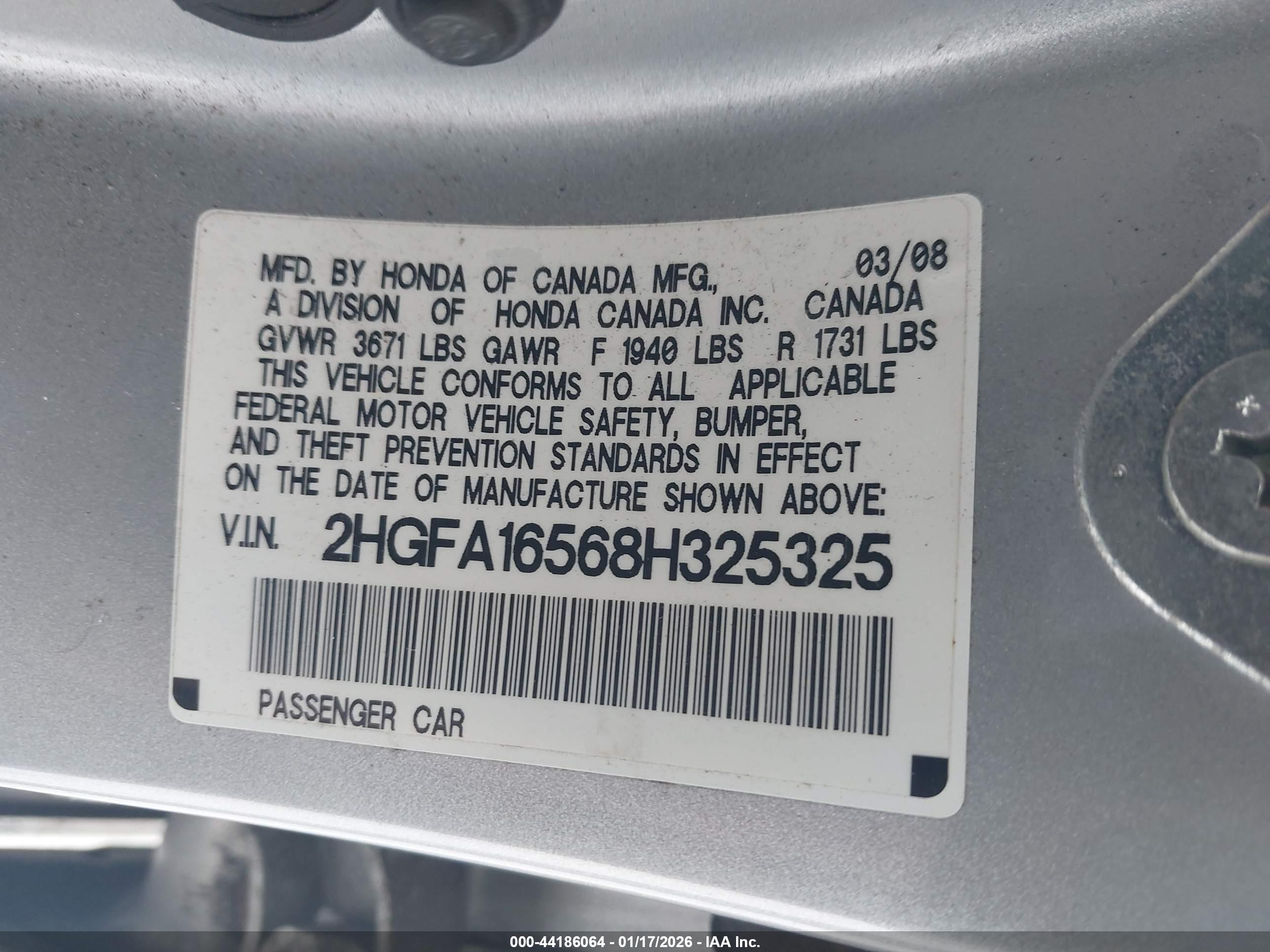 HONDA CIVIC image 9