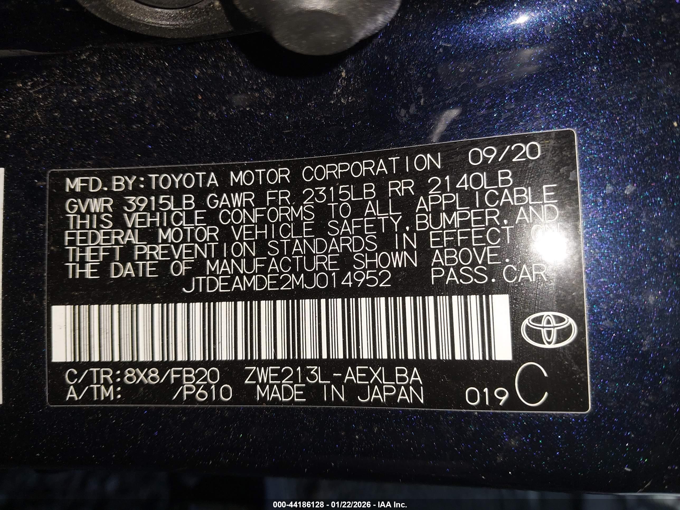 TOYOTA COROLLA image 9