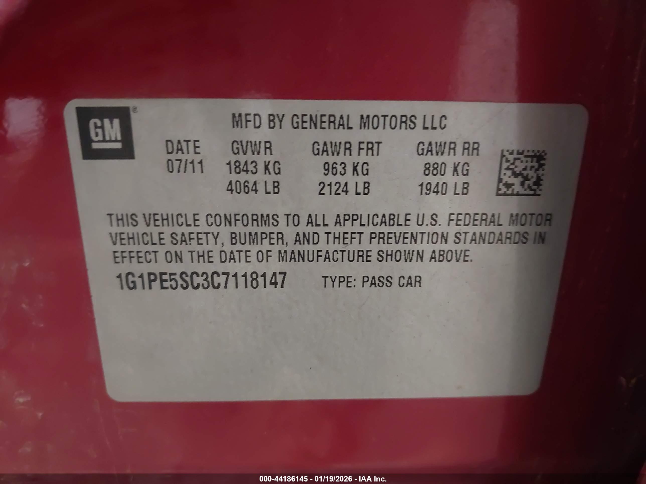 CHEVROLET CRUZE image 9