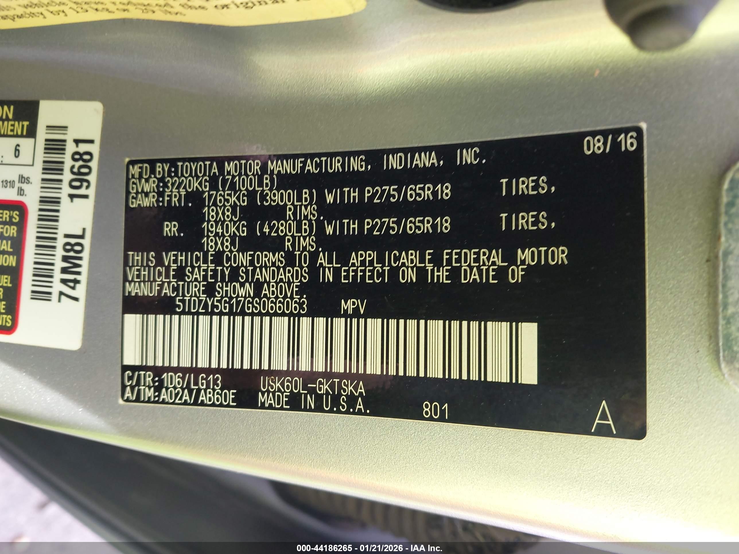 TOYOTA SEQUOIA image 9