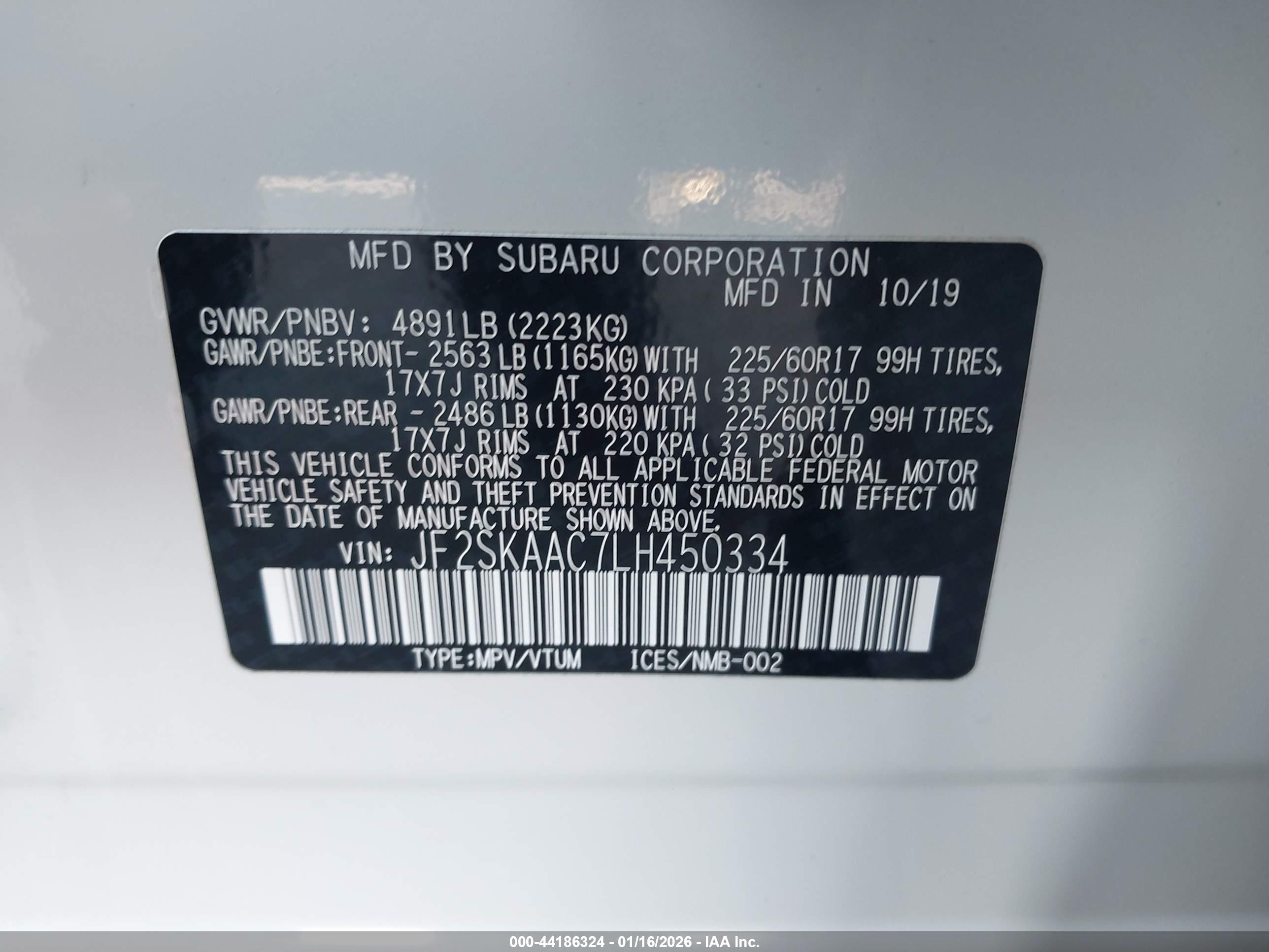 SUBARU FORESTER image 9
