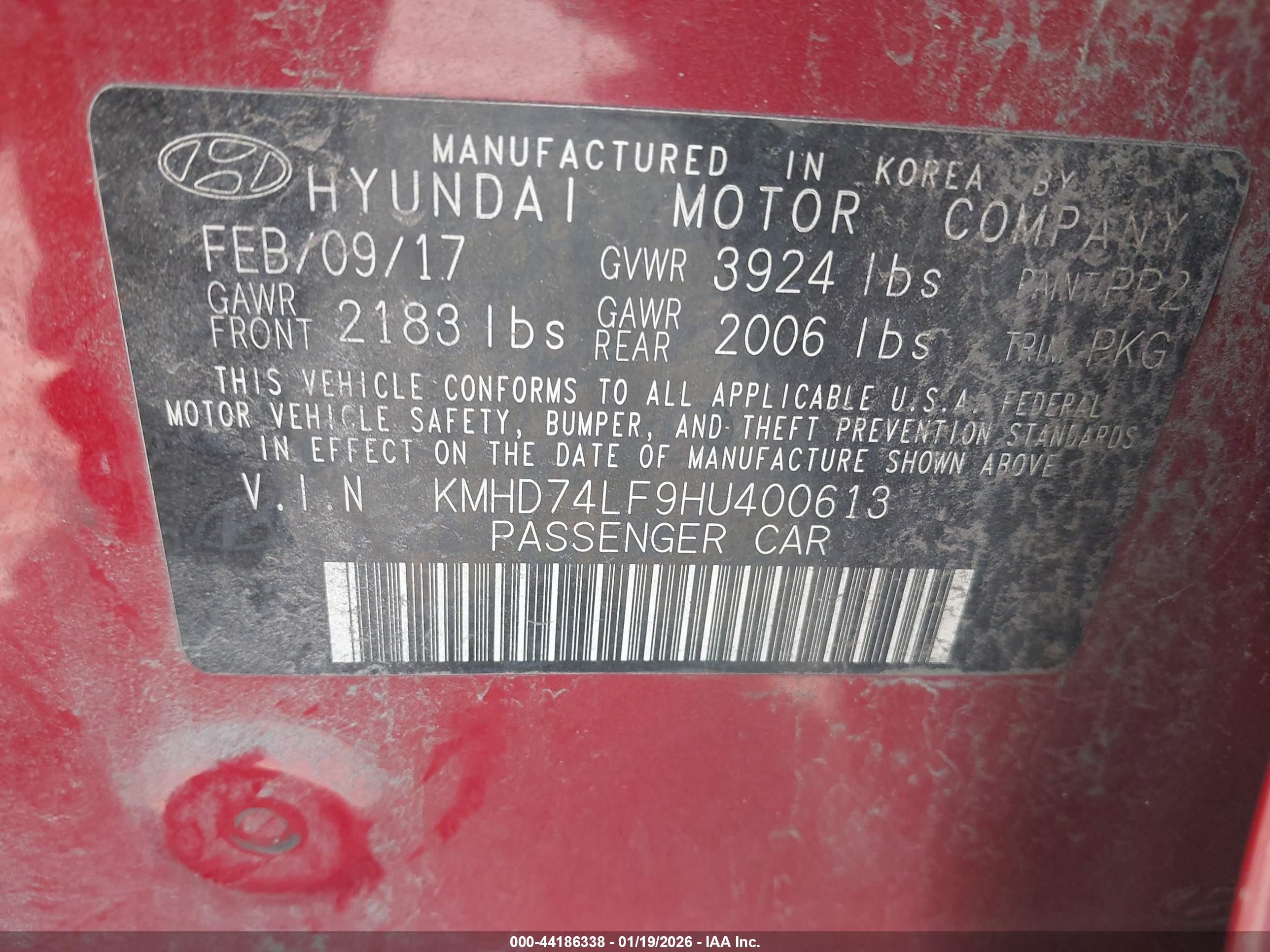 HYUNDAI ELANTRA image 9