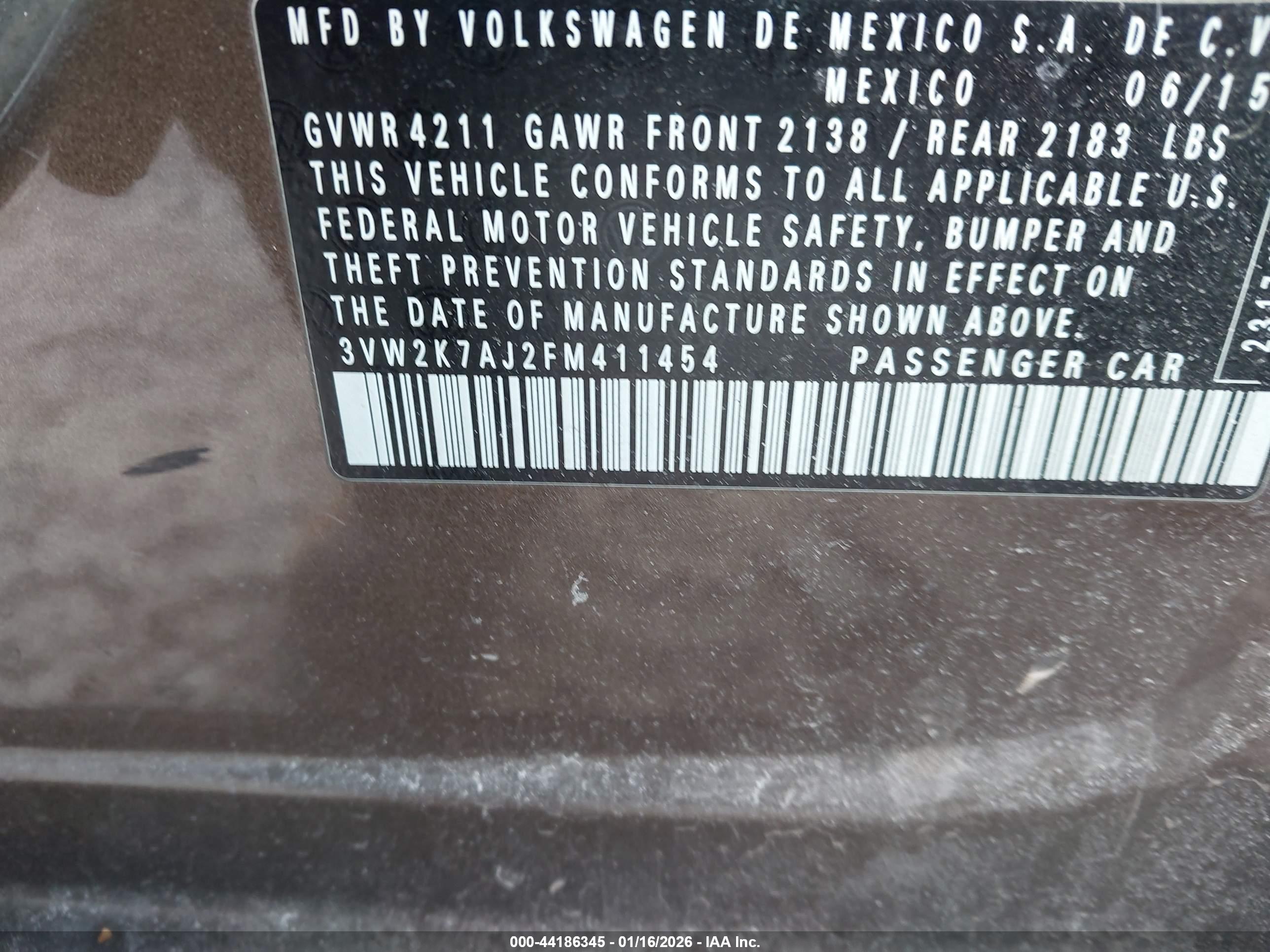 VOLKSWAGEN JETTA image 9