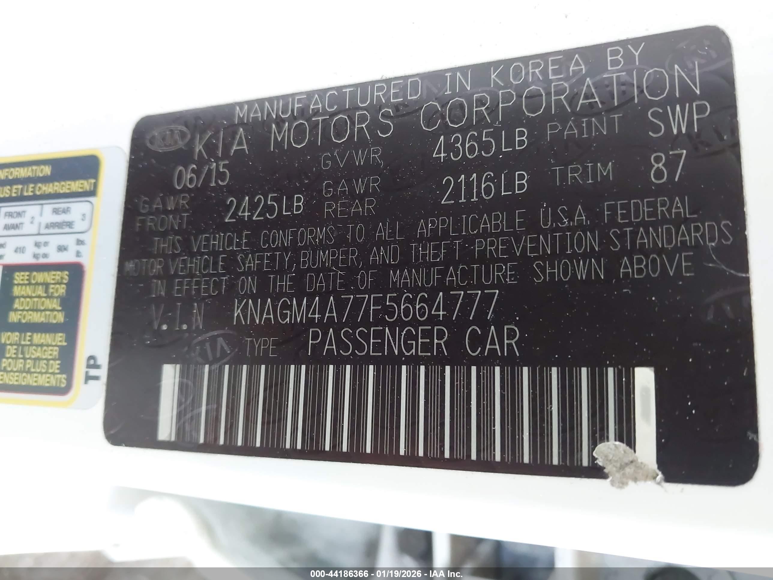 KIA OPTIMA image 9