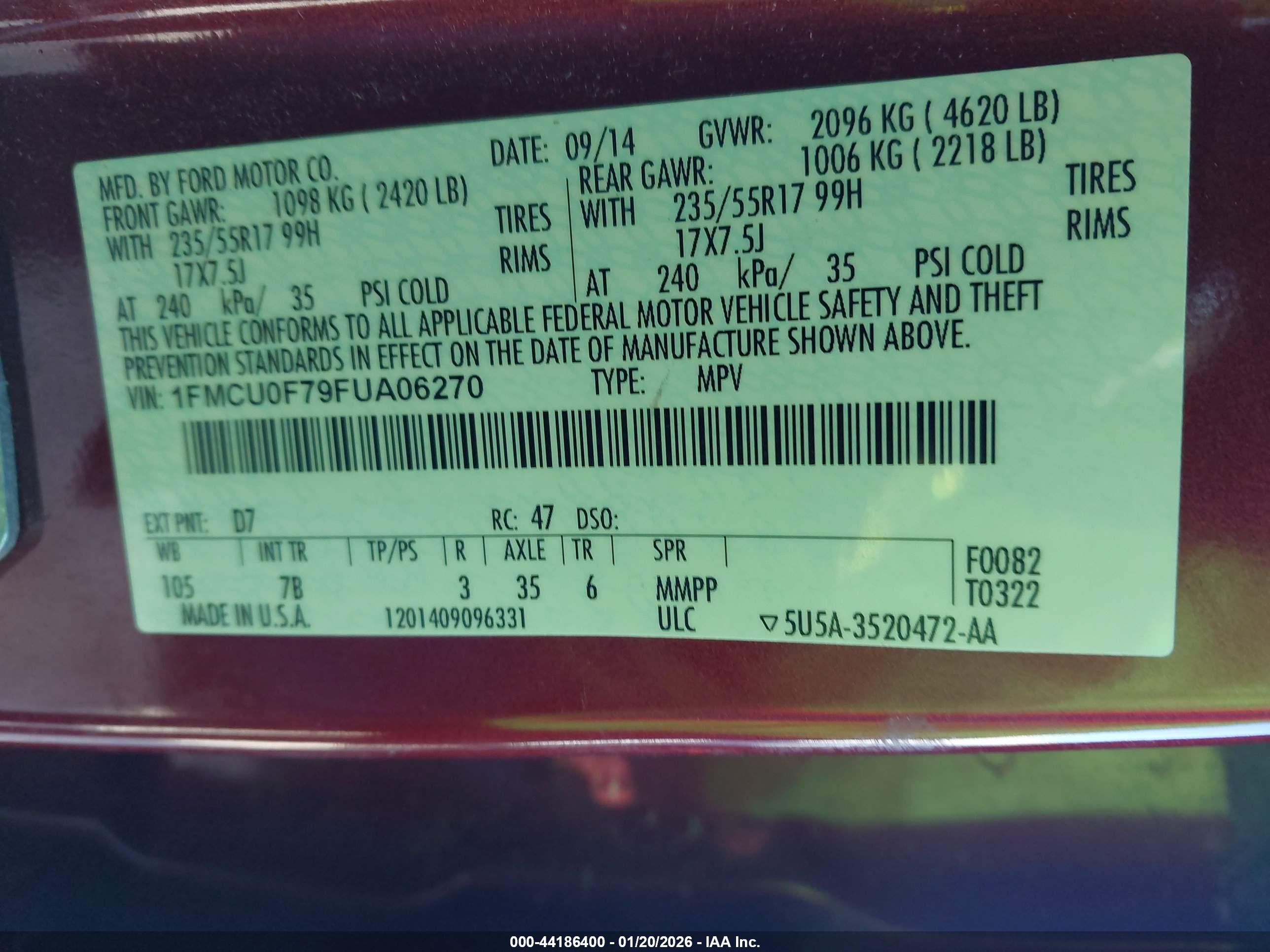 FORD ESCAPE image 9