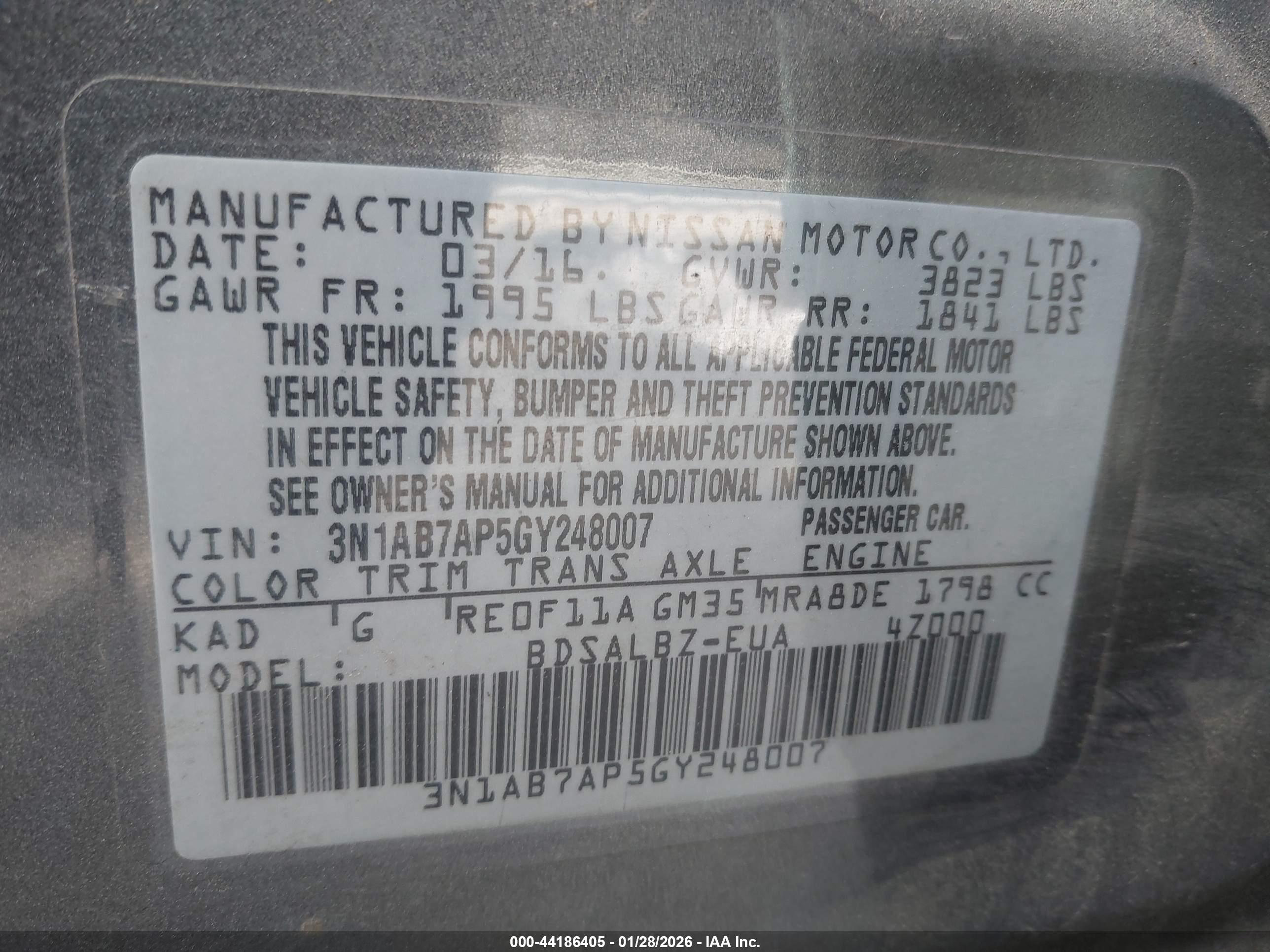 NISSAN SENTRA image 9
