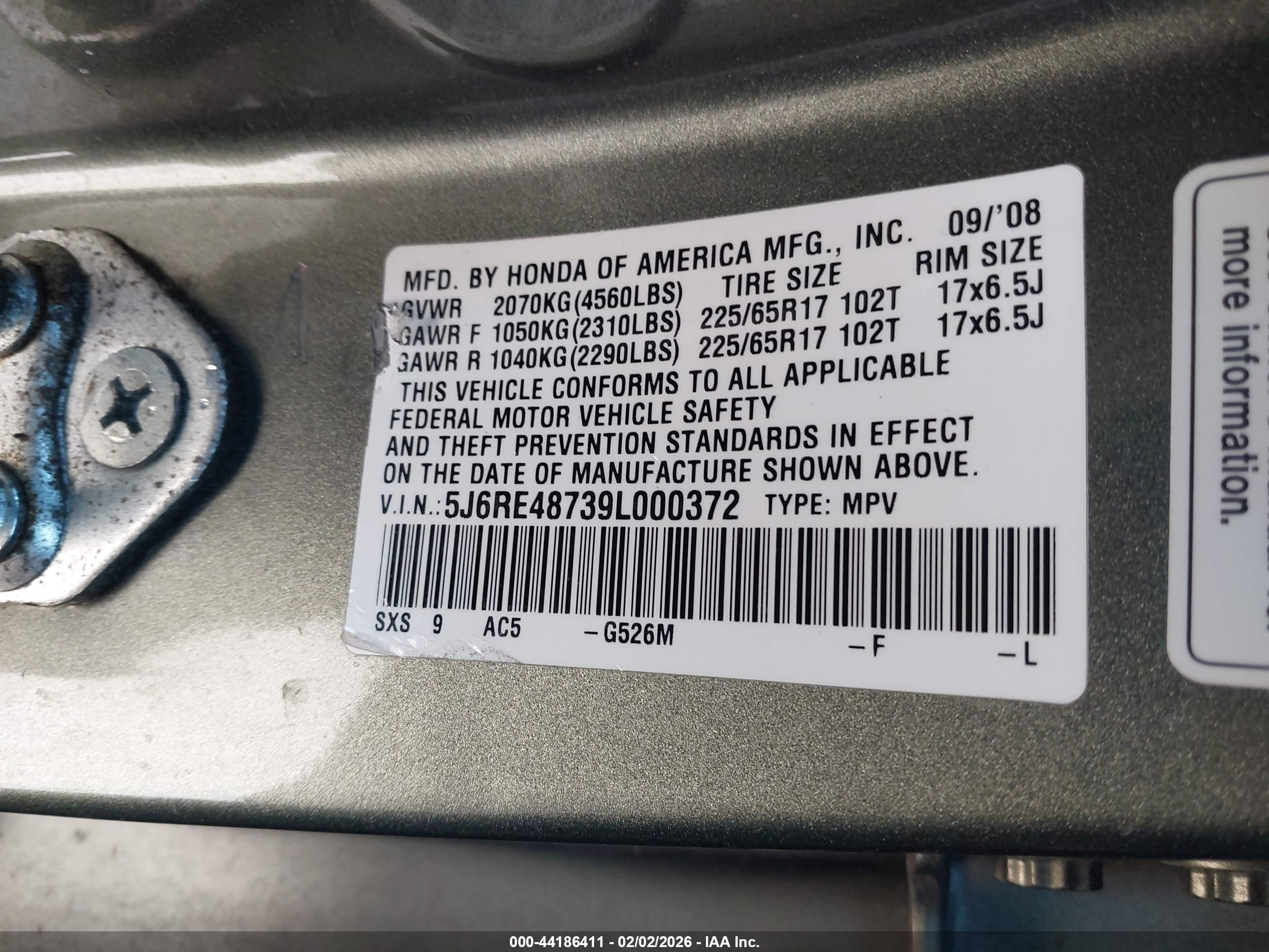 HONDA CR-V image 9