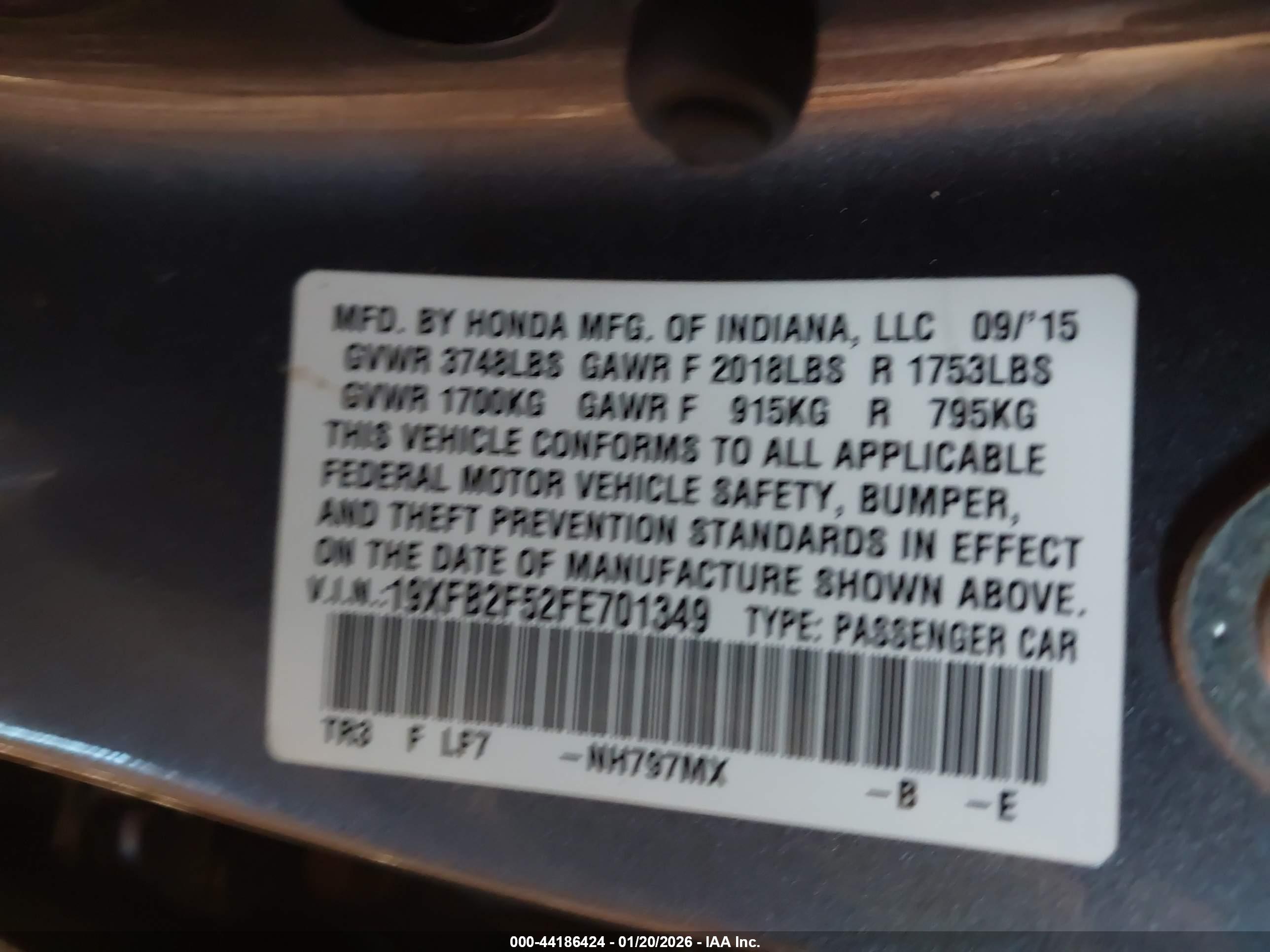 HONDA CIVIC image 9