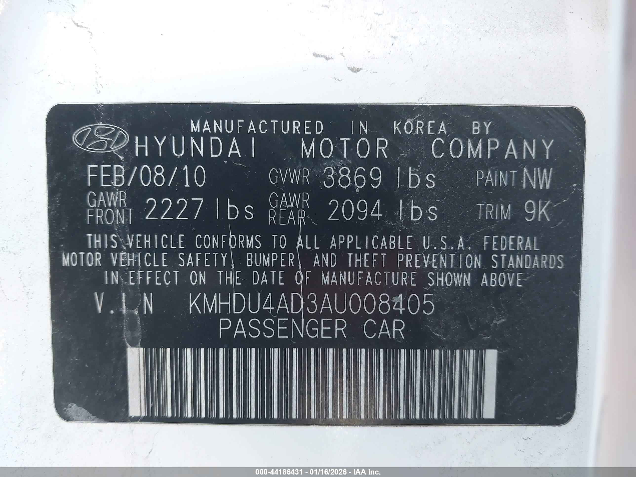 HYUNDAI ELANTRA image 9