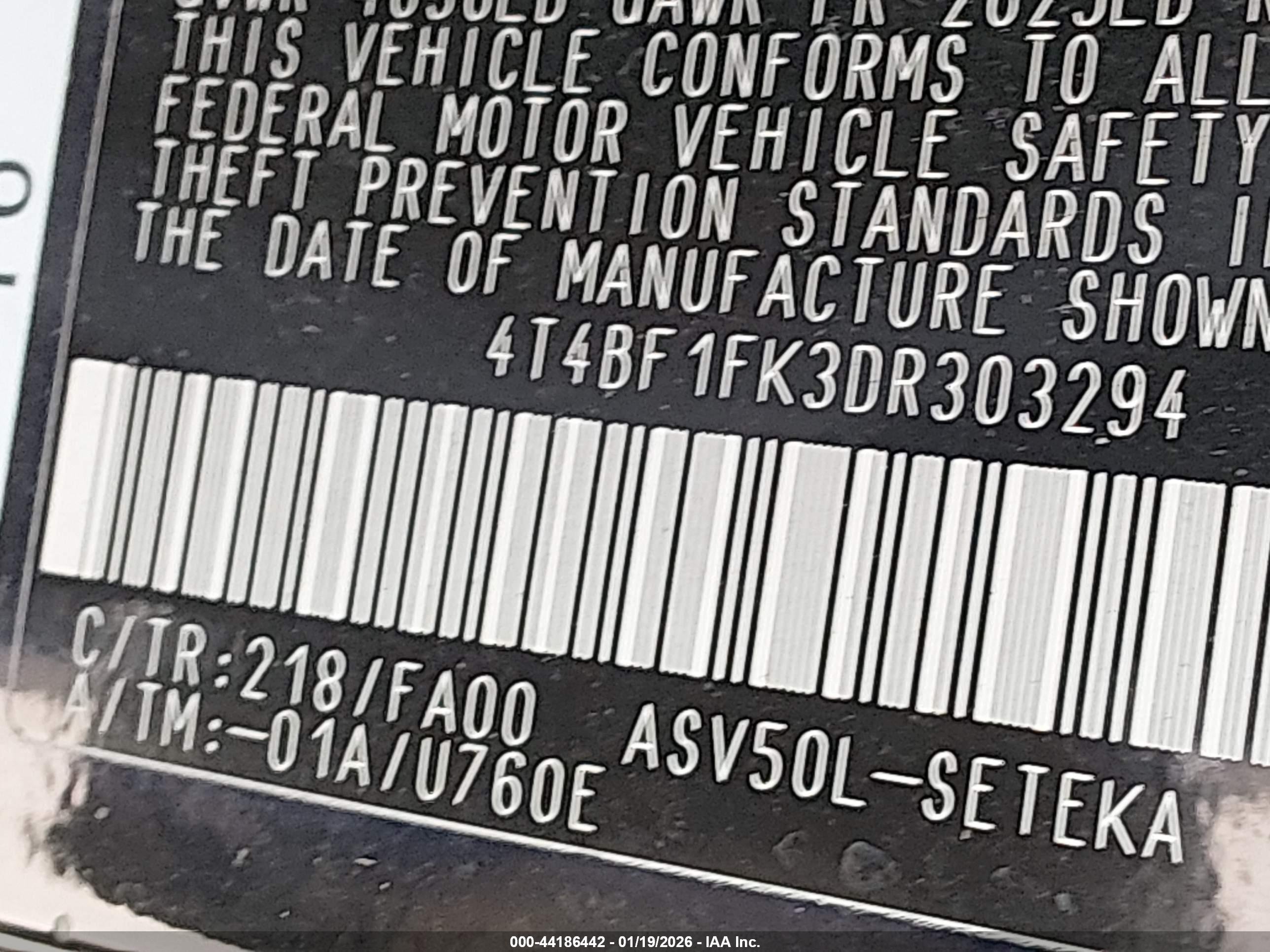 TOYOTA CAMRY image 9