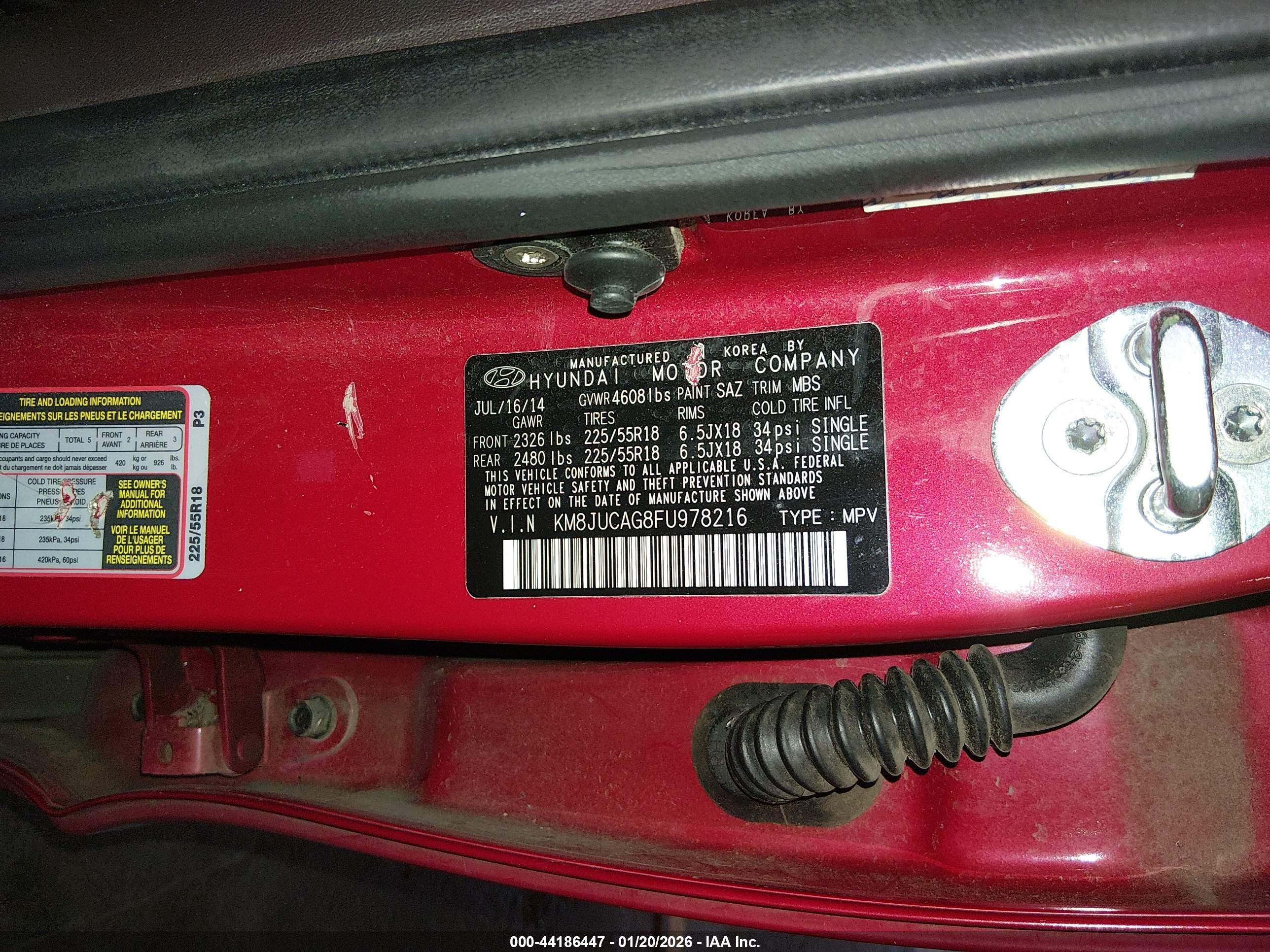 HYUNDAI TUCSON image 9