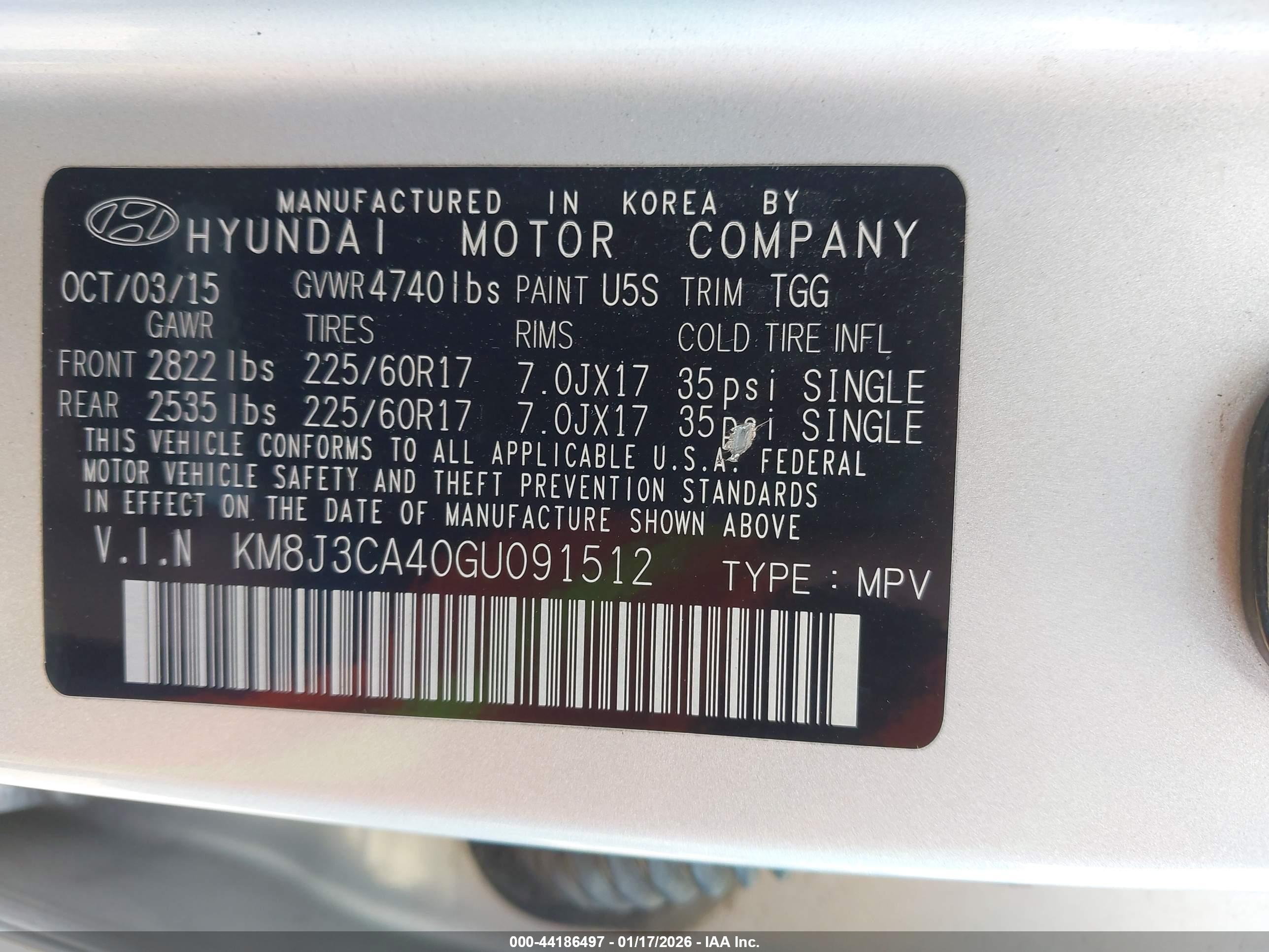 HYUNDAI TUCSON image 9