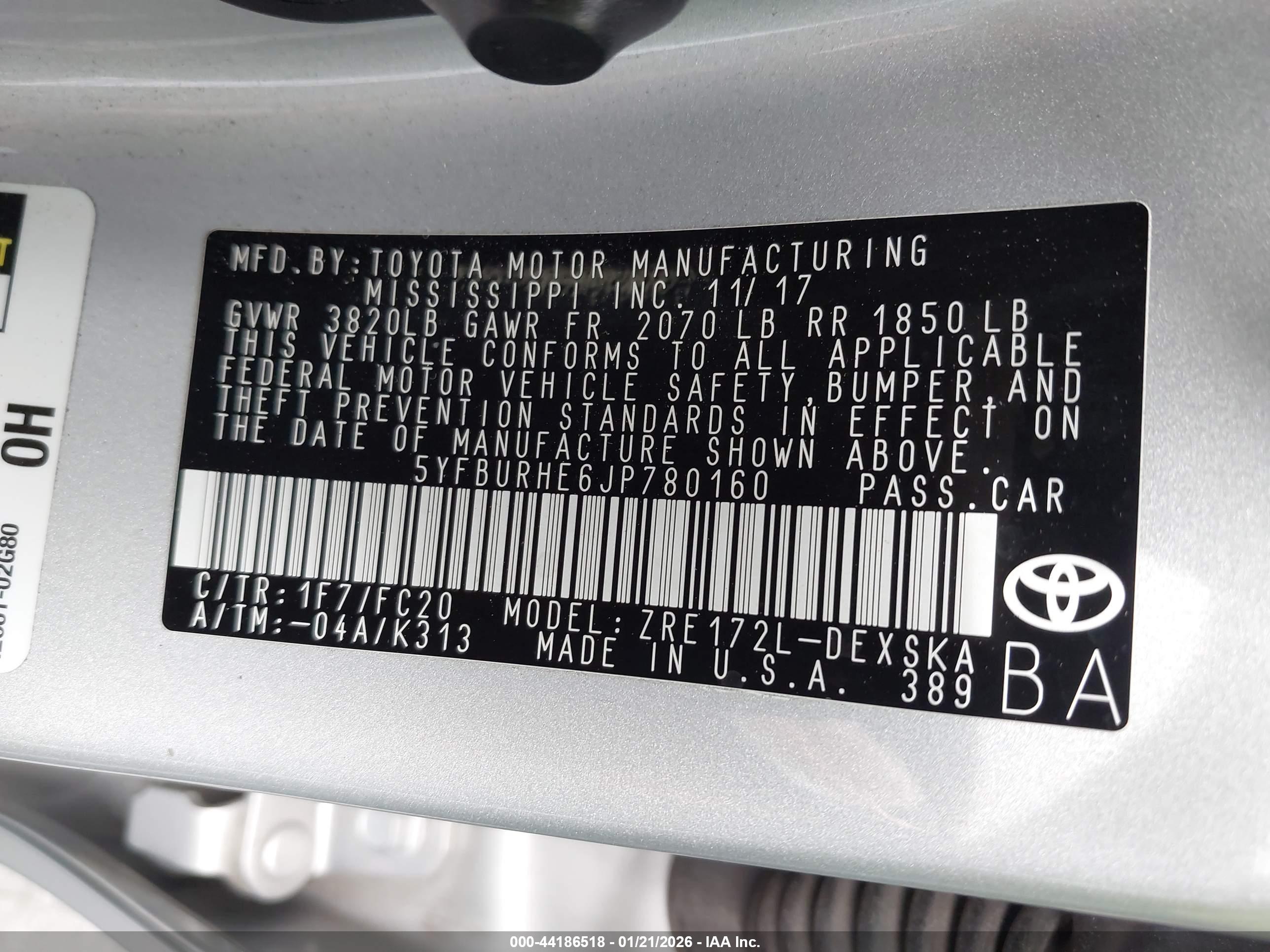 TOYOTA COROLLA image 9
