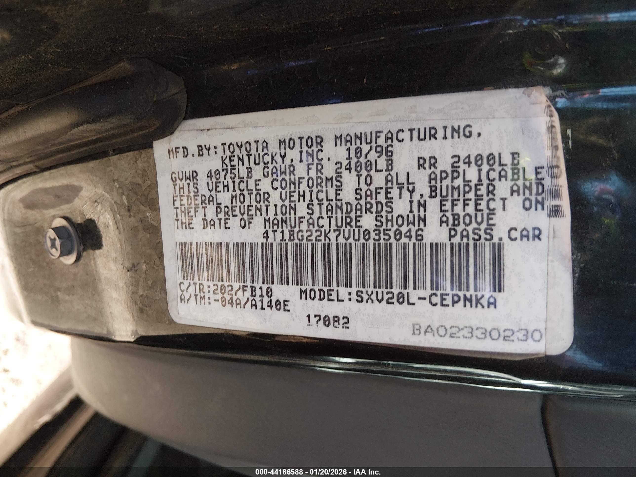 TOYOTA CAMRY image 9