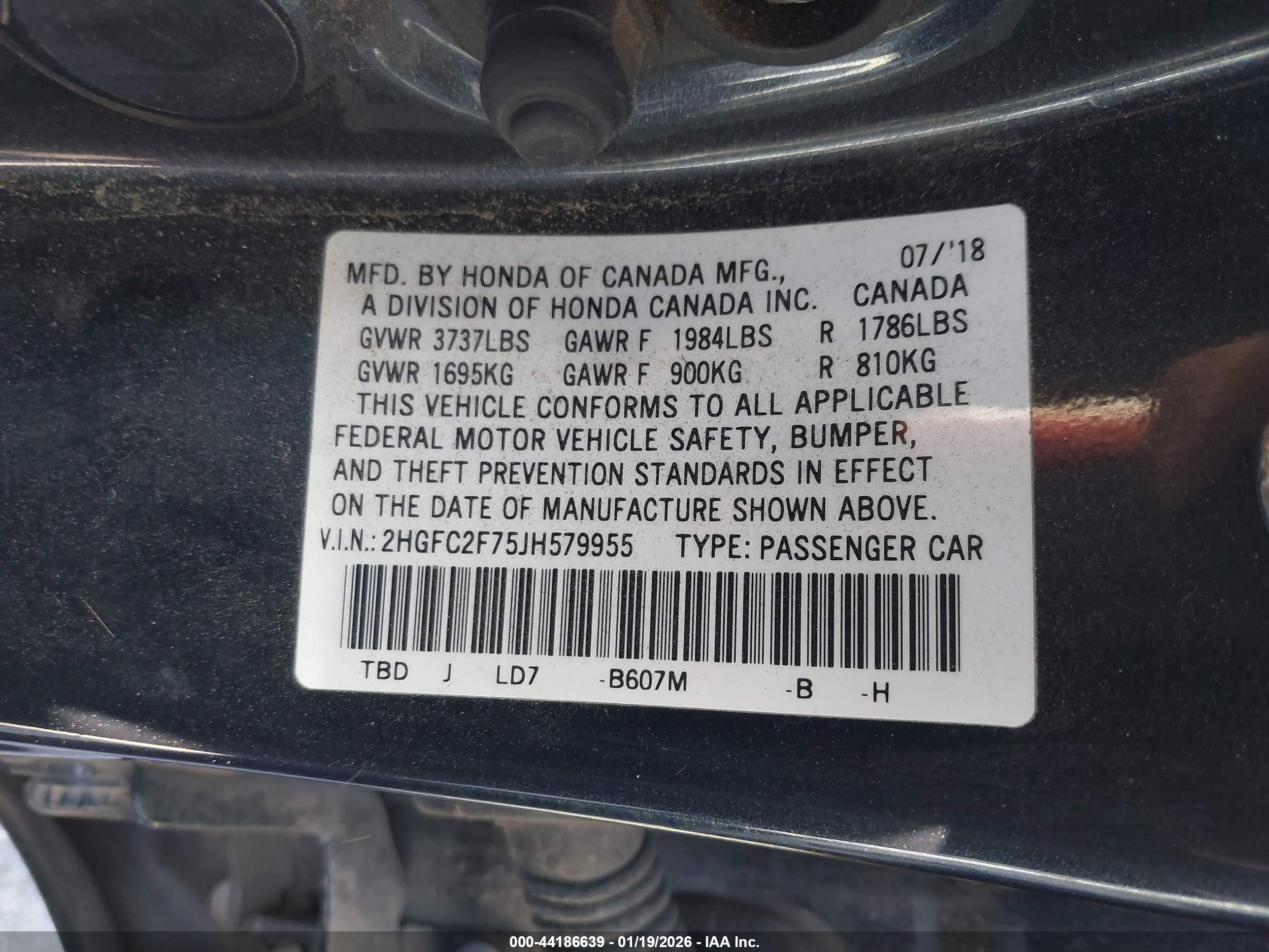 HONDA CIVIC image 9