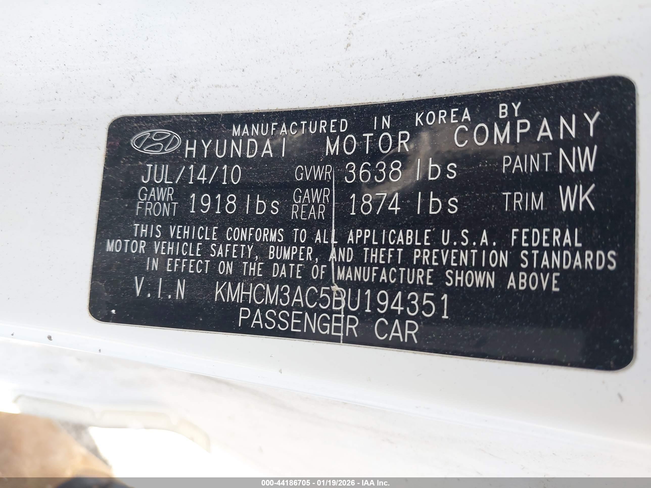 HYUNDAI ACCENT image 9