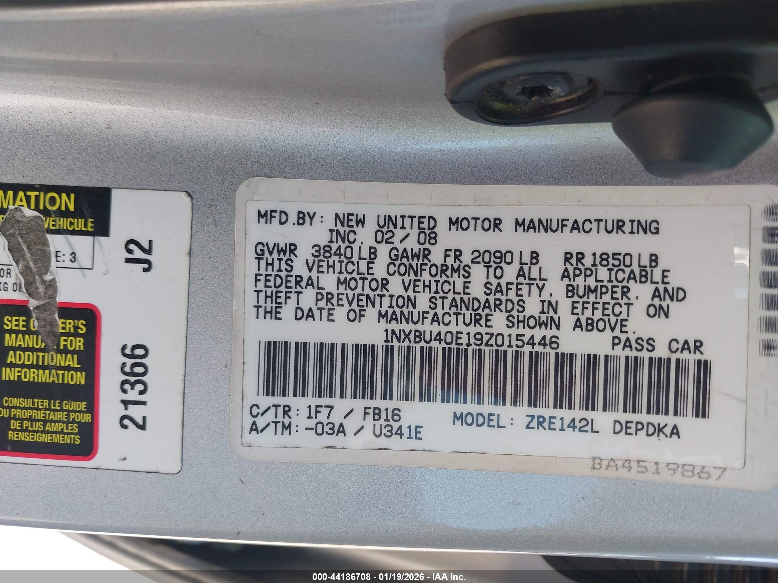 TOYOTA COROLLA image 9