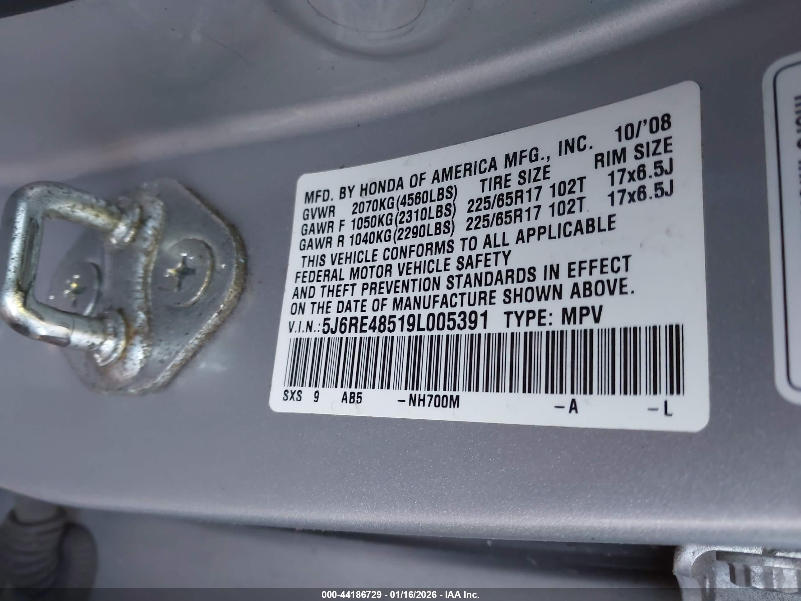 HONDA CR-V image 9