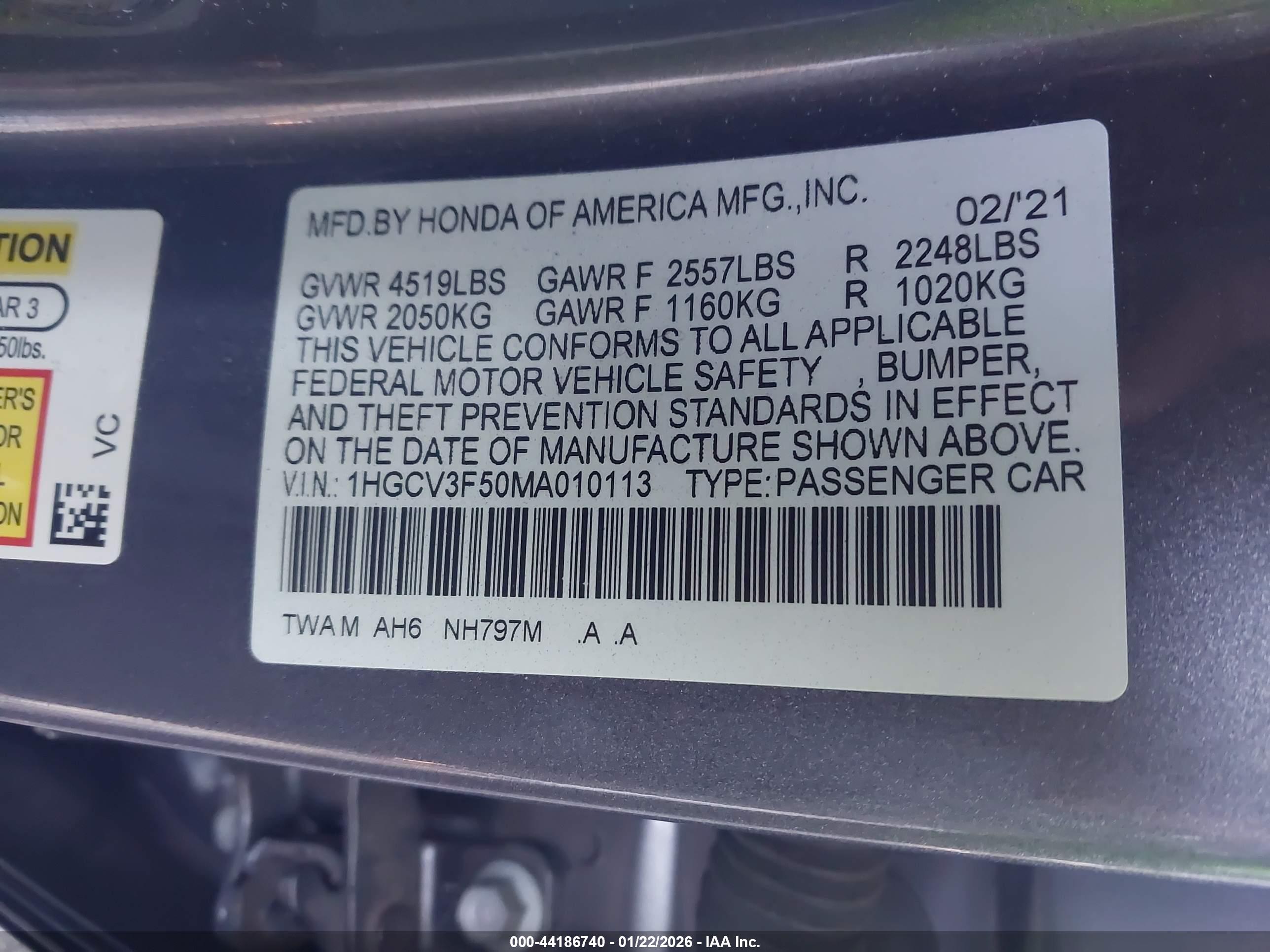 HONDA ACCORD image 9