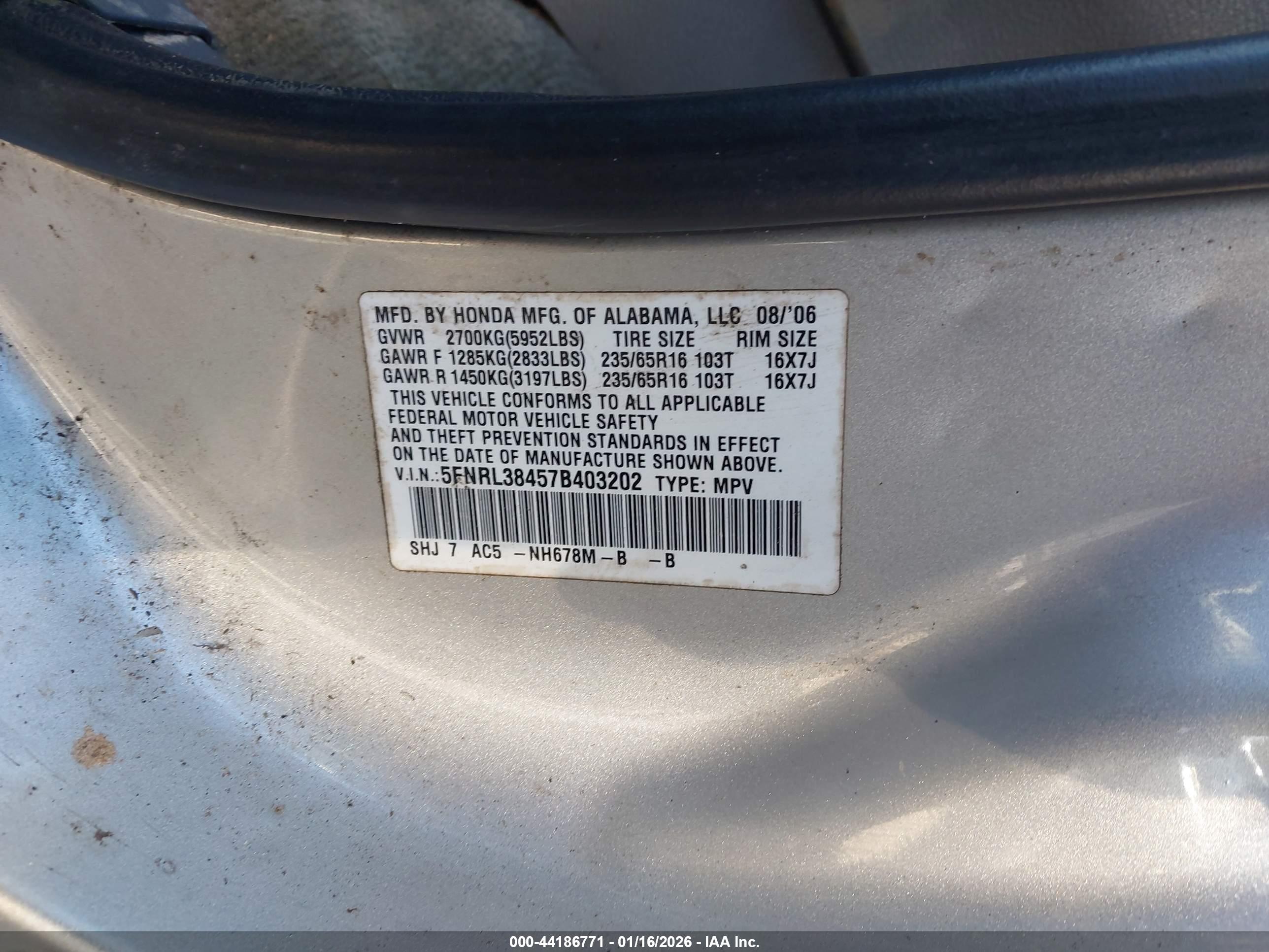 HONDA ODYSSEY image 9