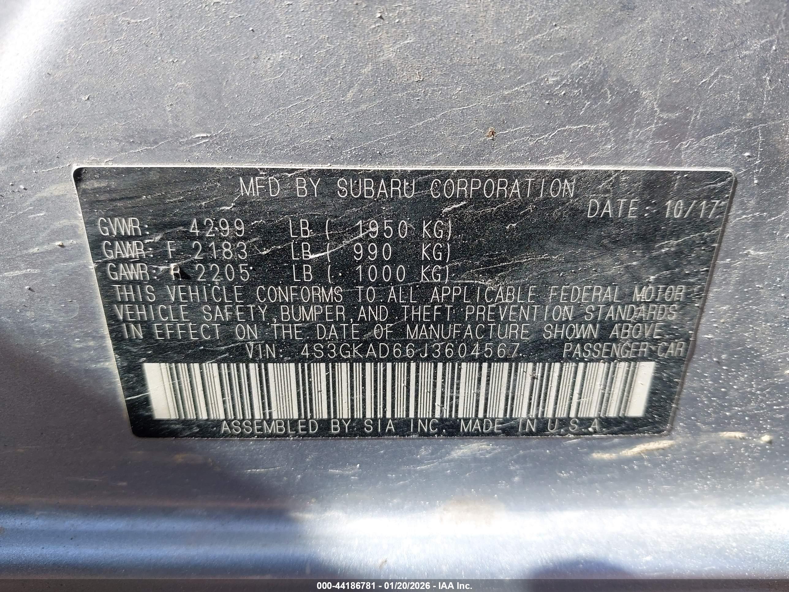 SUBARU IMPREZA image 9