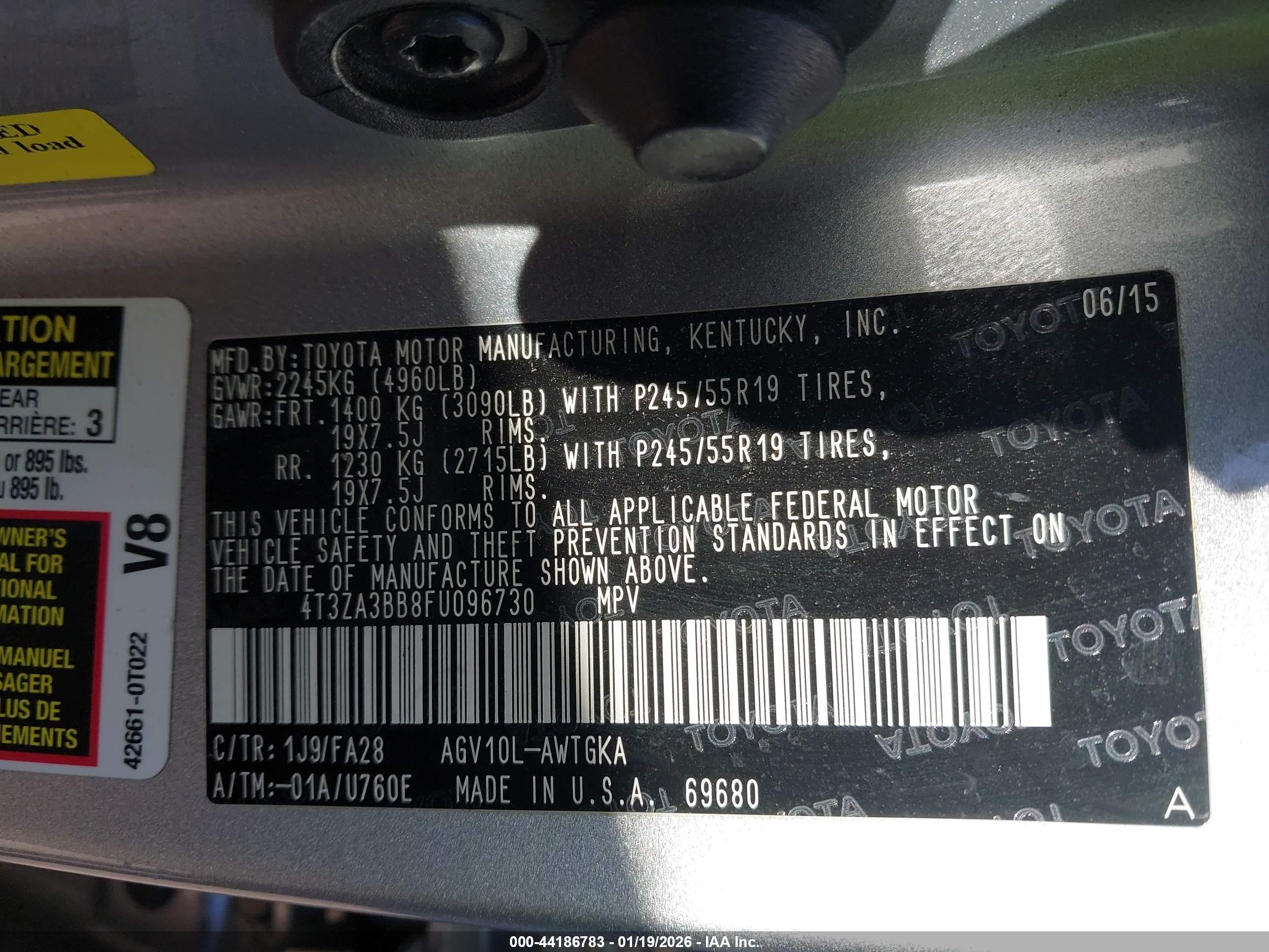 TOYOTA VENZA image 9