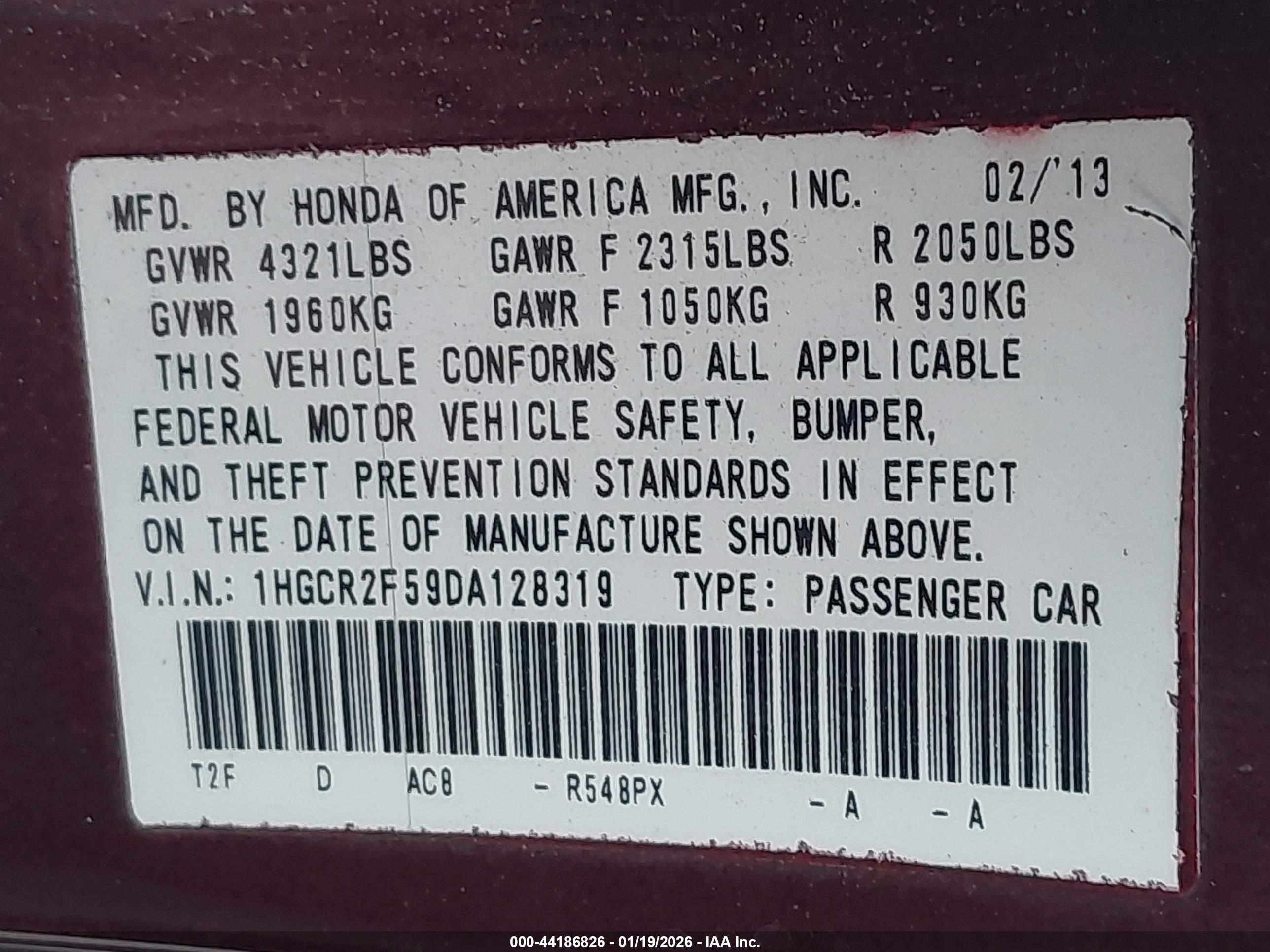HONDA ACCORD image 9