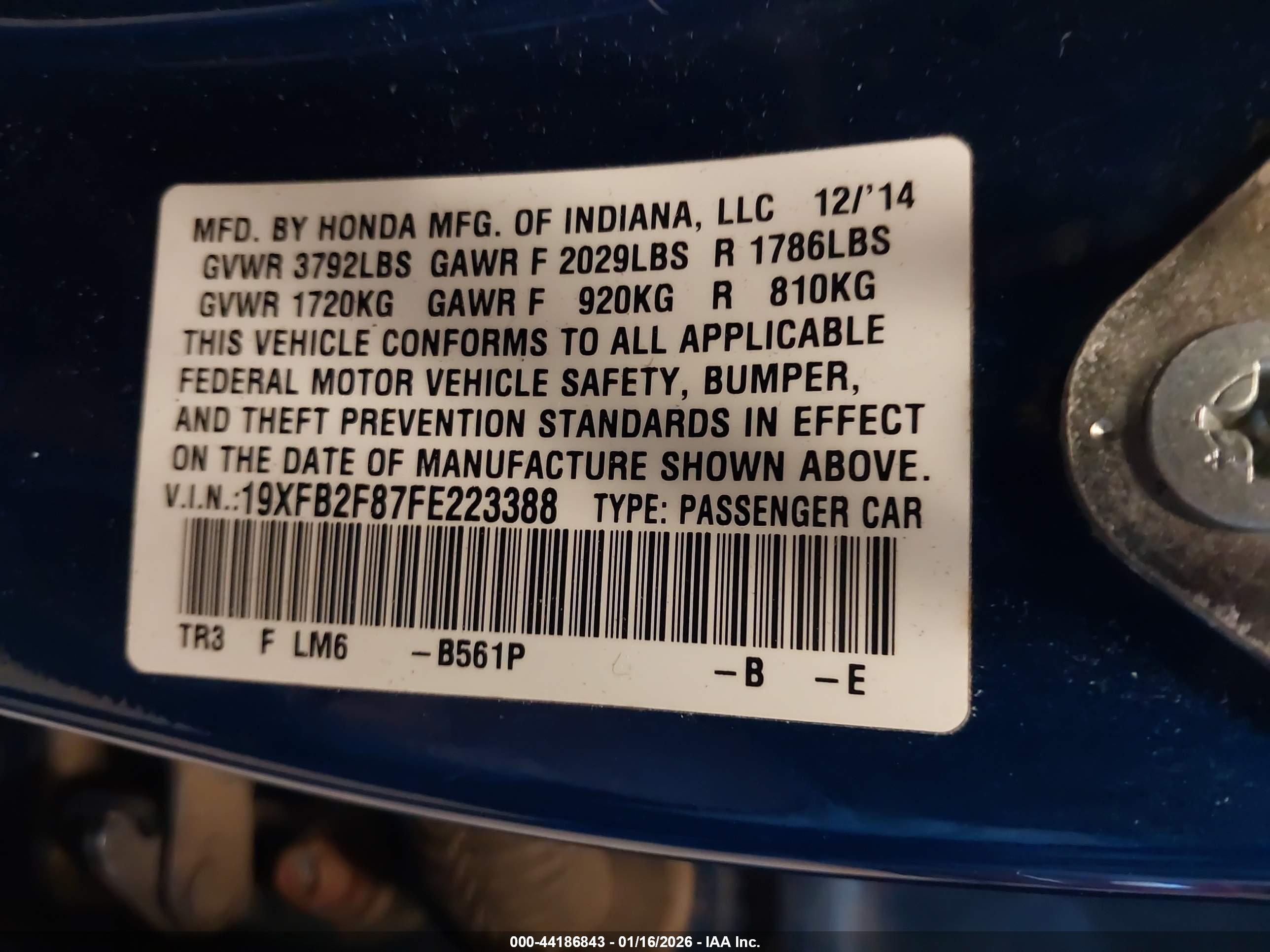 HONDA CIVIC image 9
