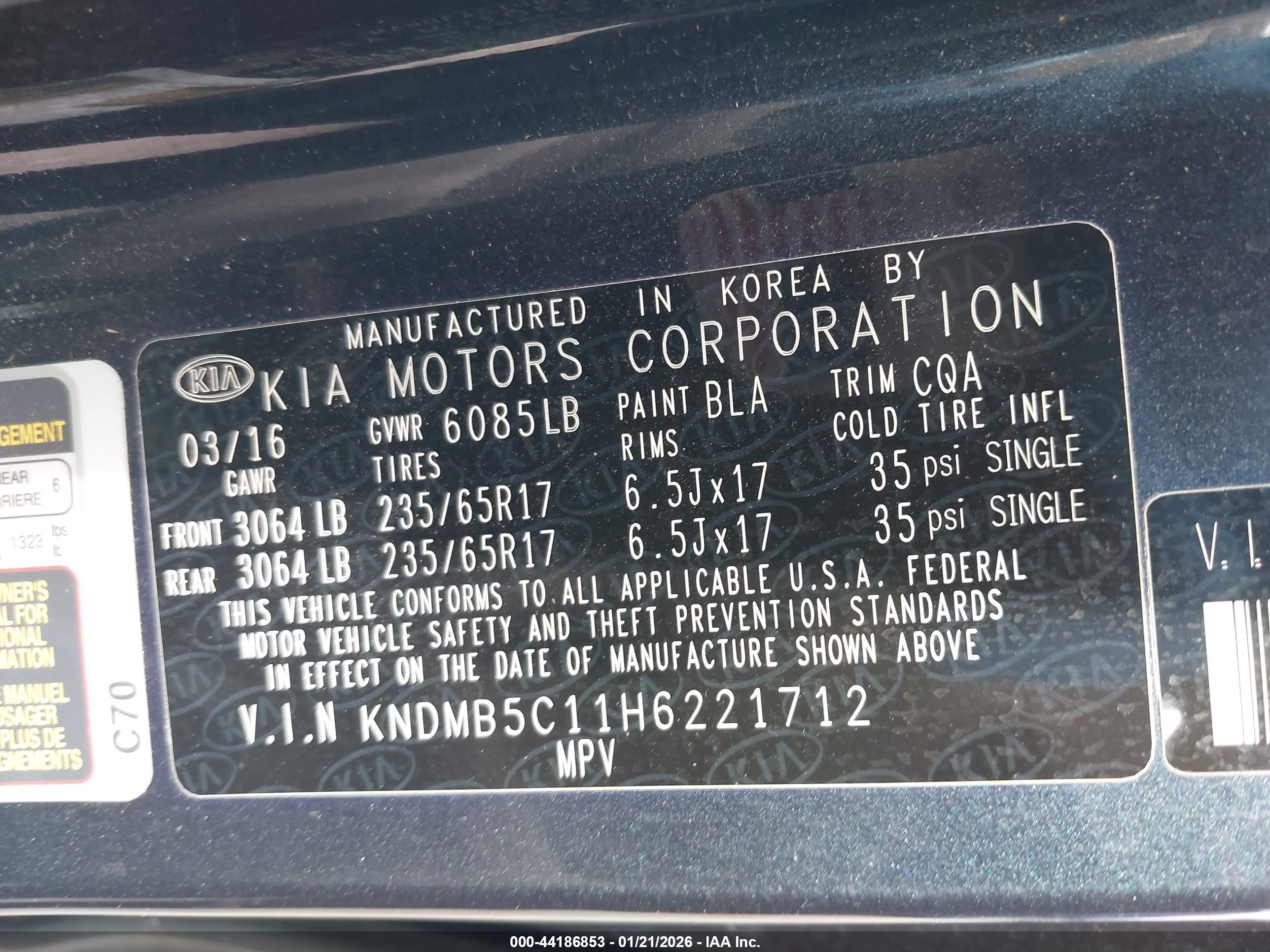 KIA SEDONA image 9