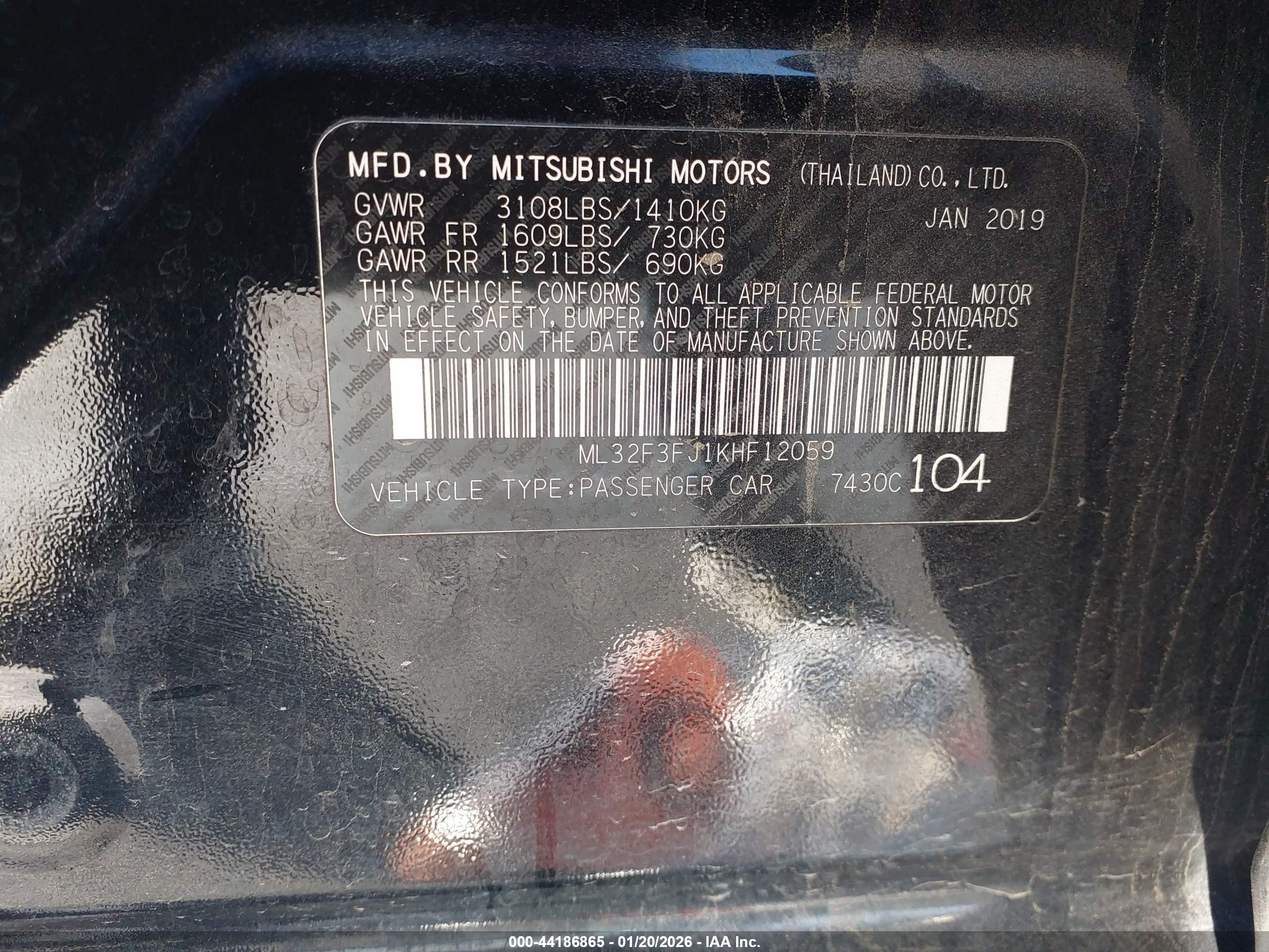 MITSUBISHI MIRAGE image 9