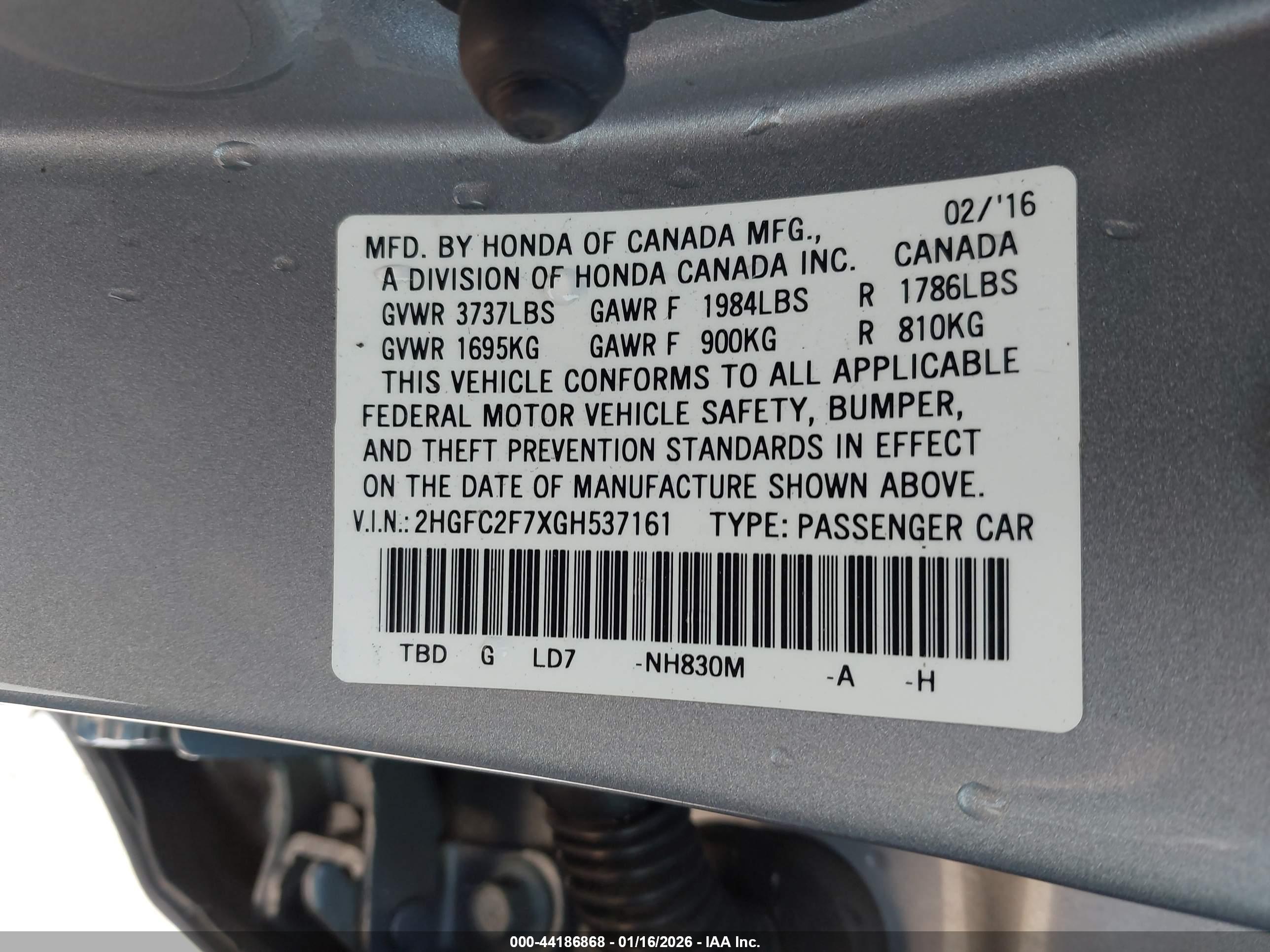 HONDA CIVIC image 9