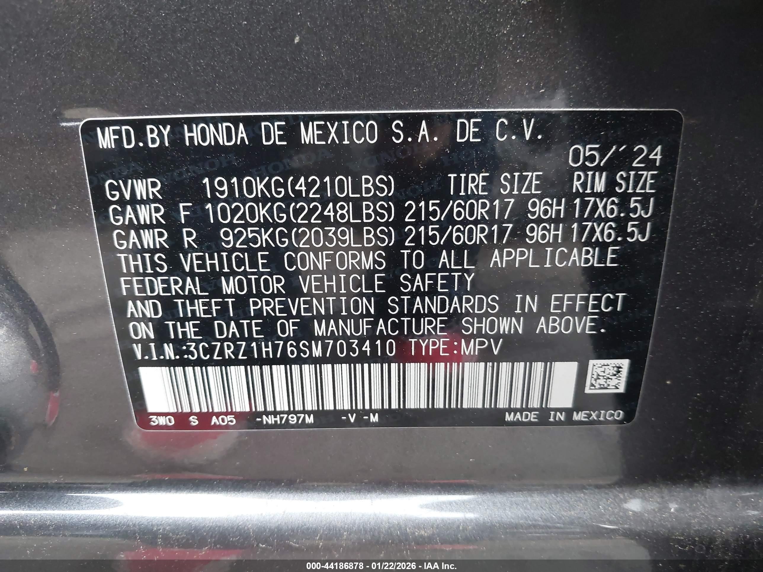 HONDA HR-V image 9