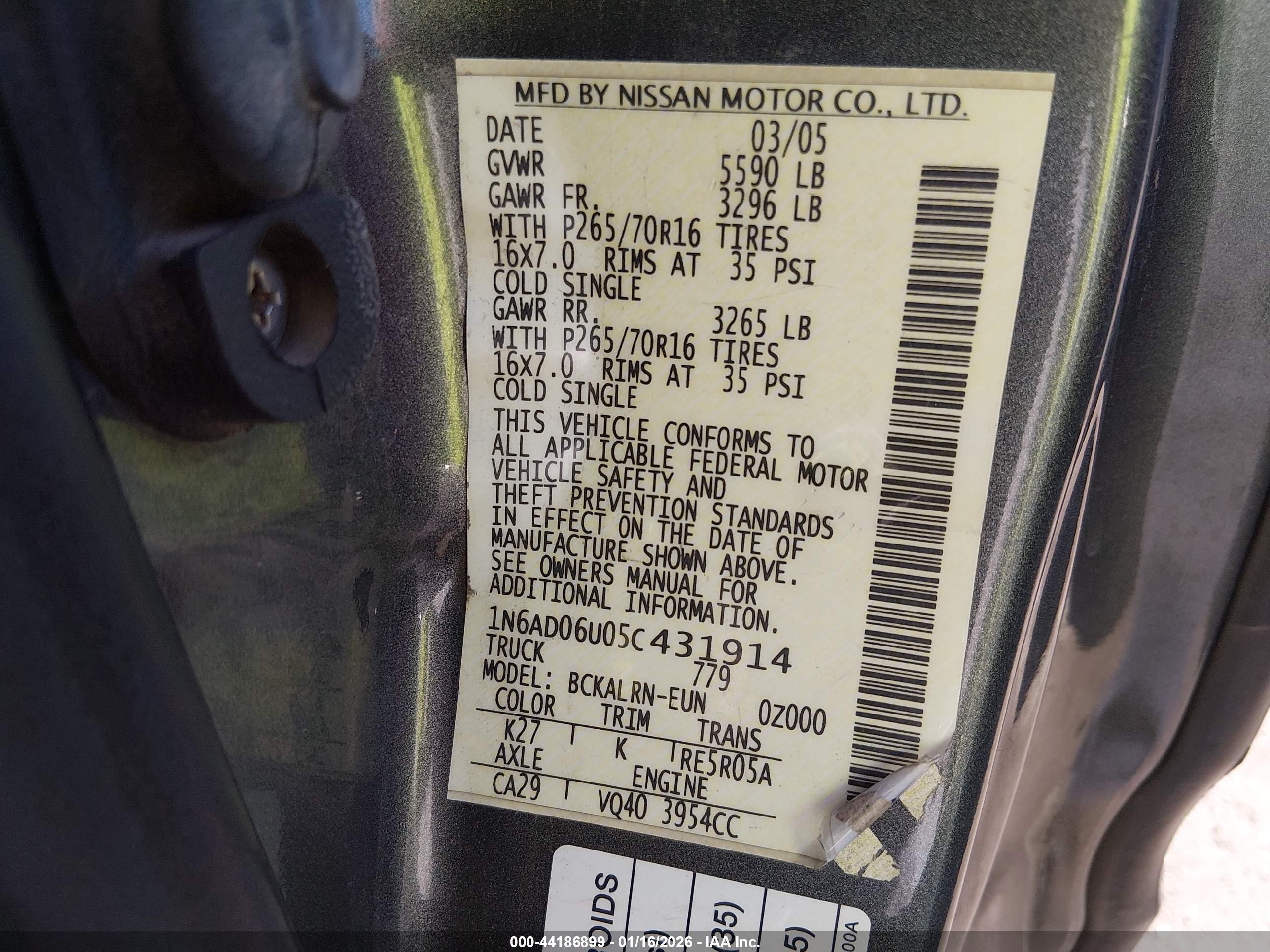 NISSAN FRONTIER image 9