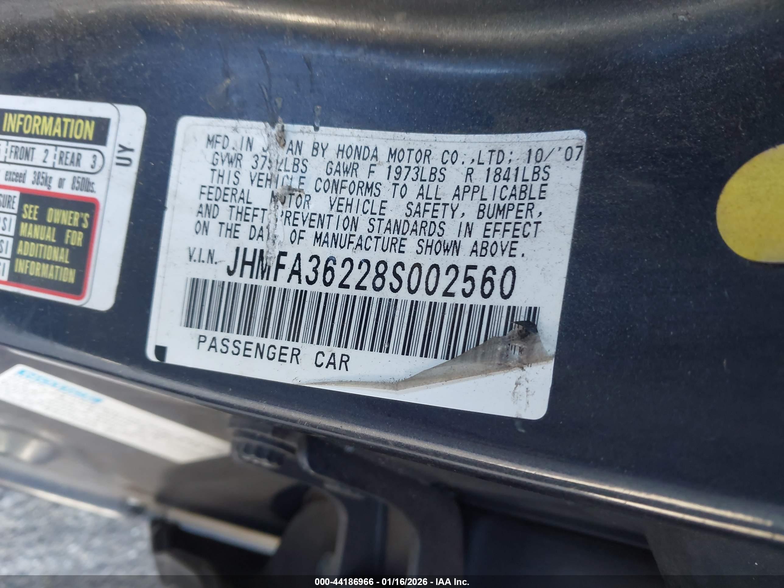 HONDA CIVIC image 9