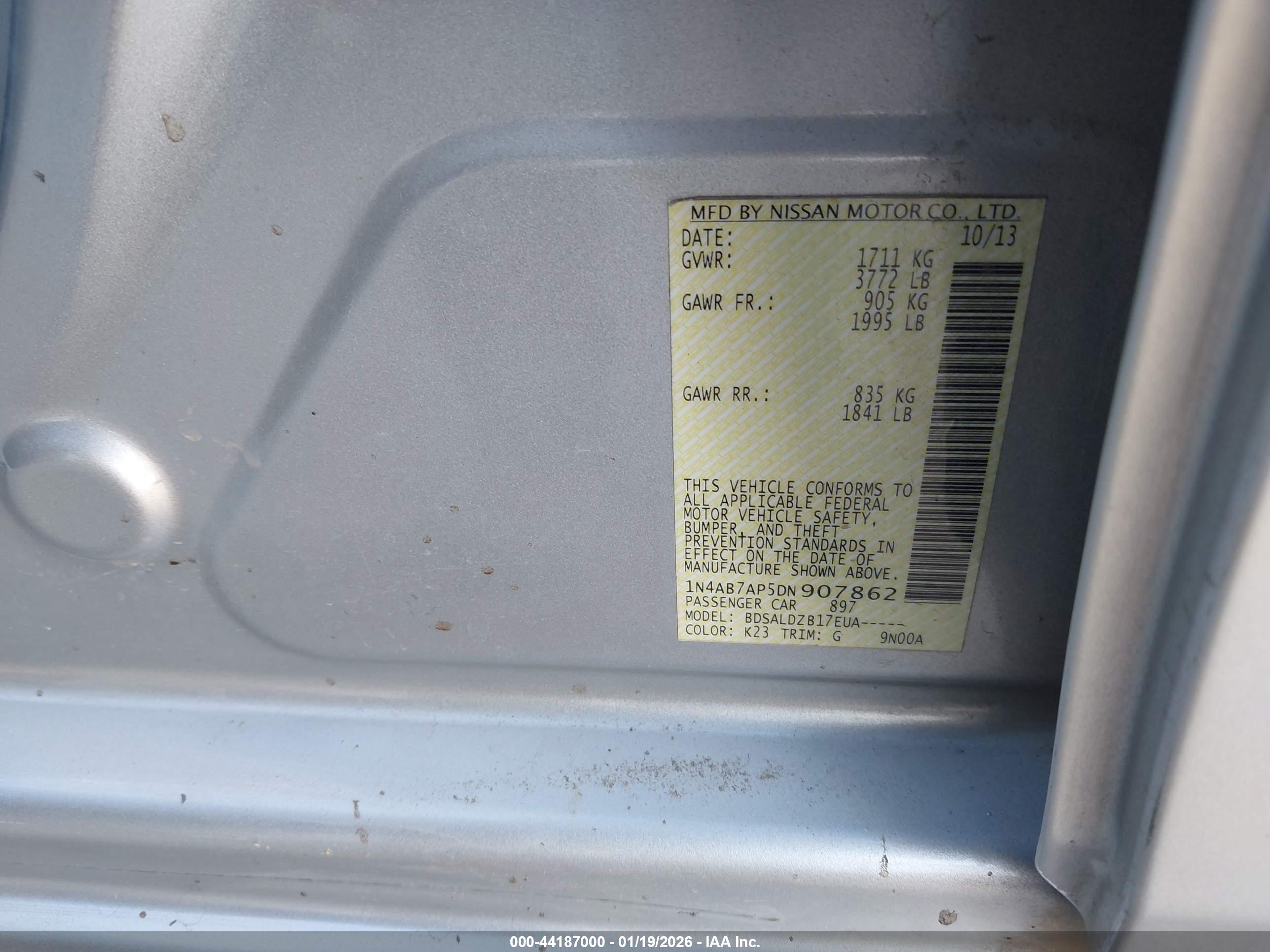 NISSAN SENTRA image 9