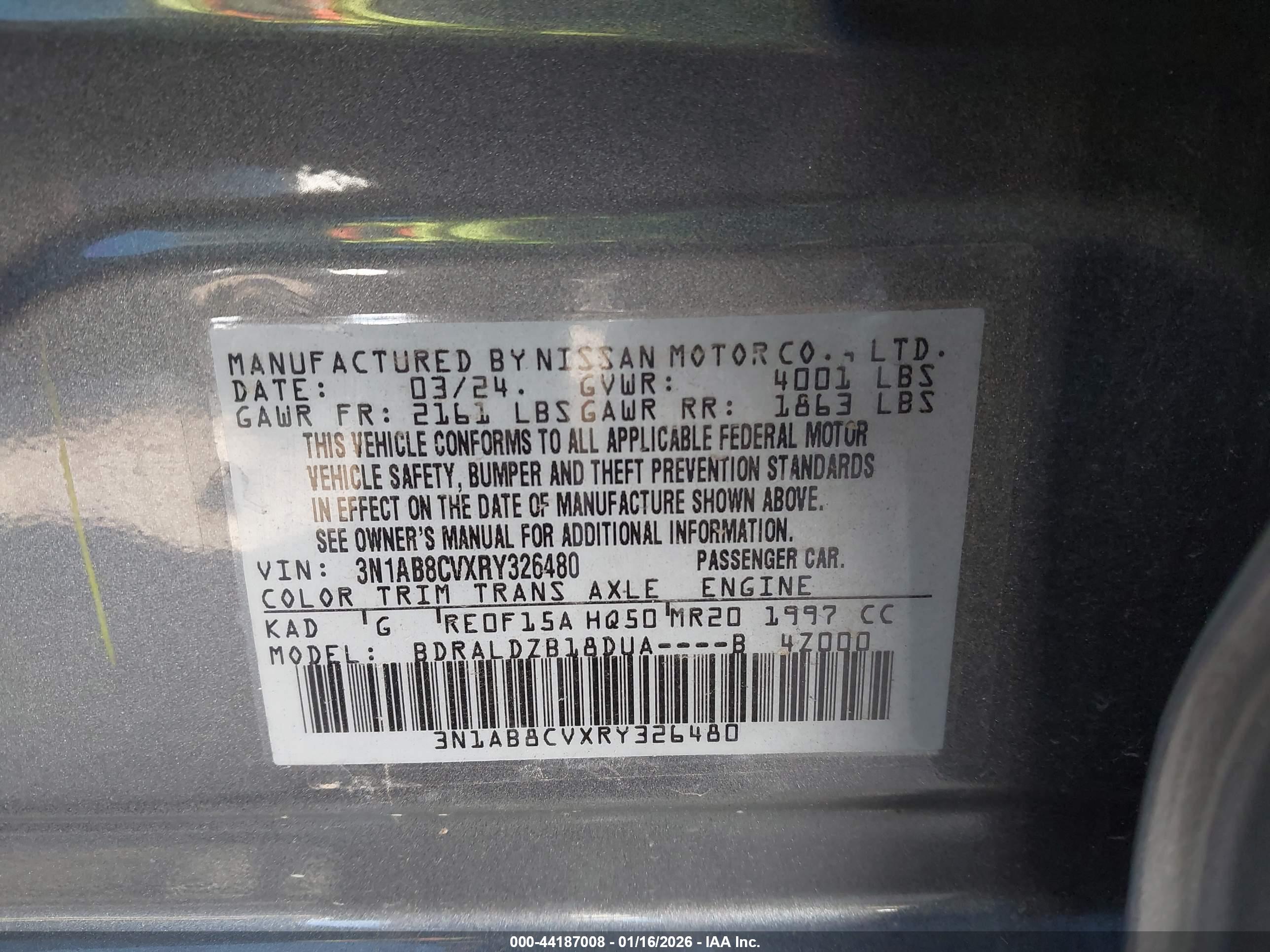 NISSAN SENTRA image 9