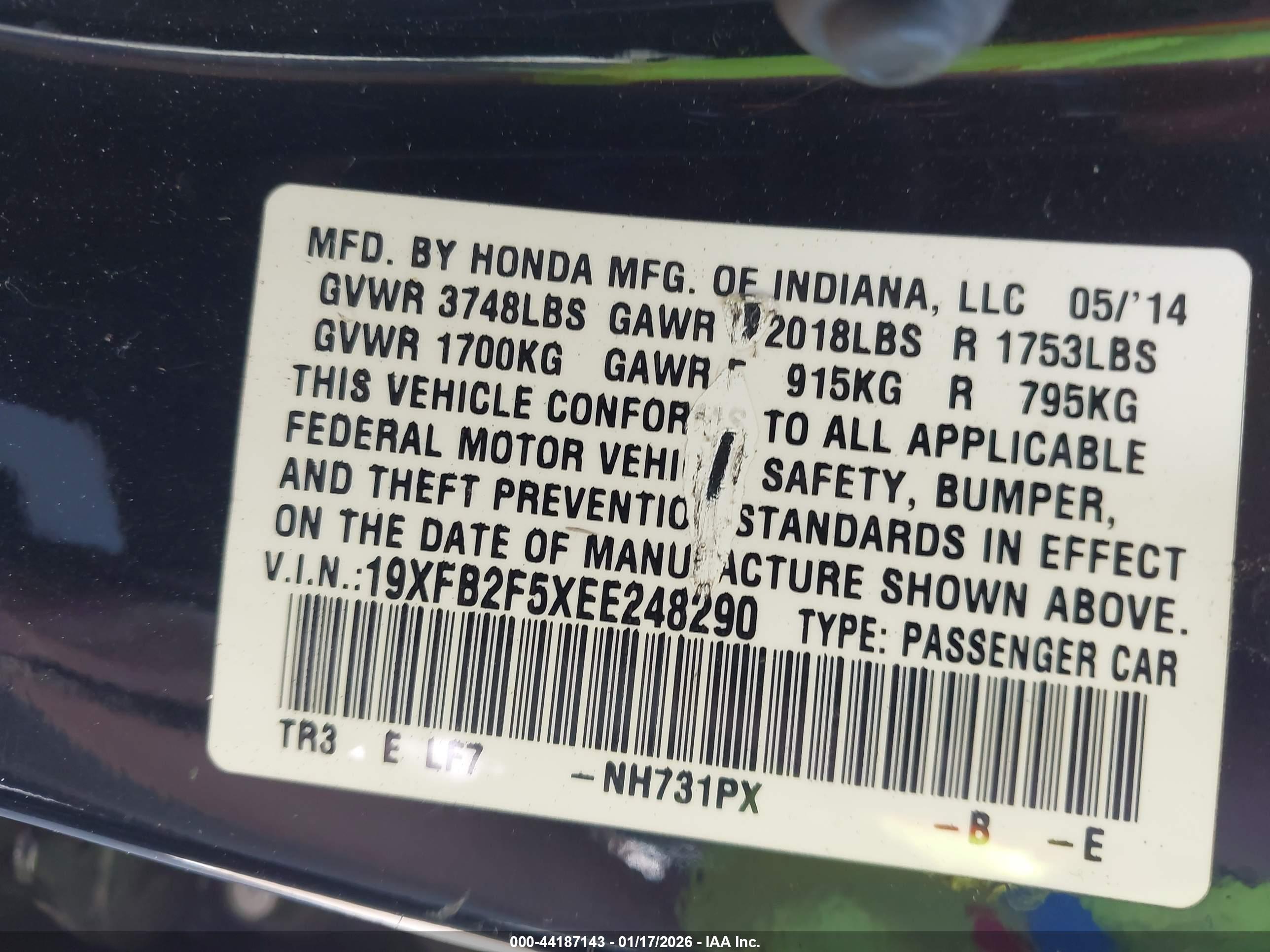 HONDA CIVIC image 9