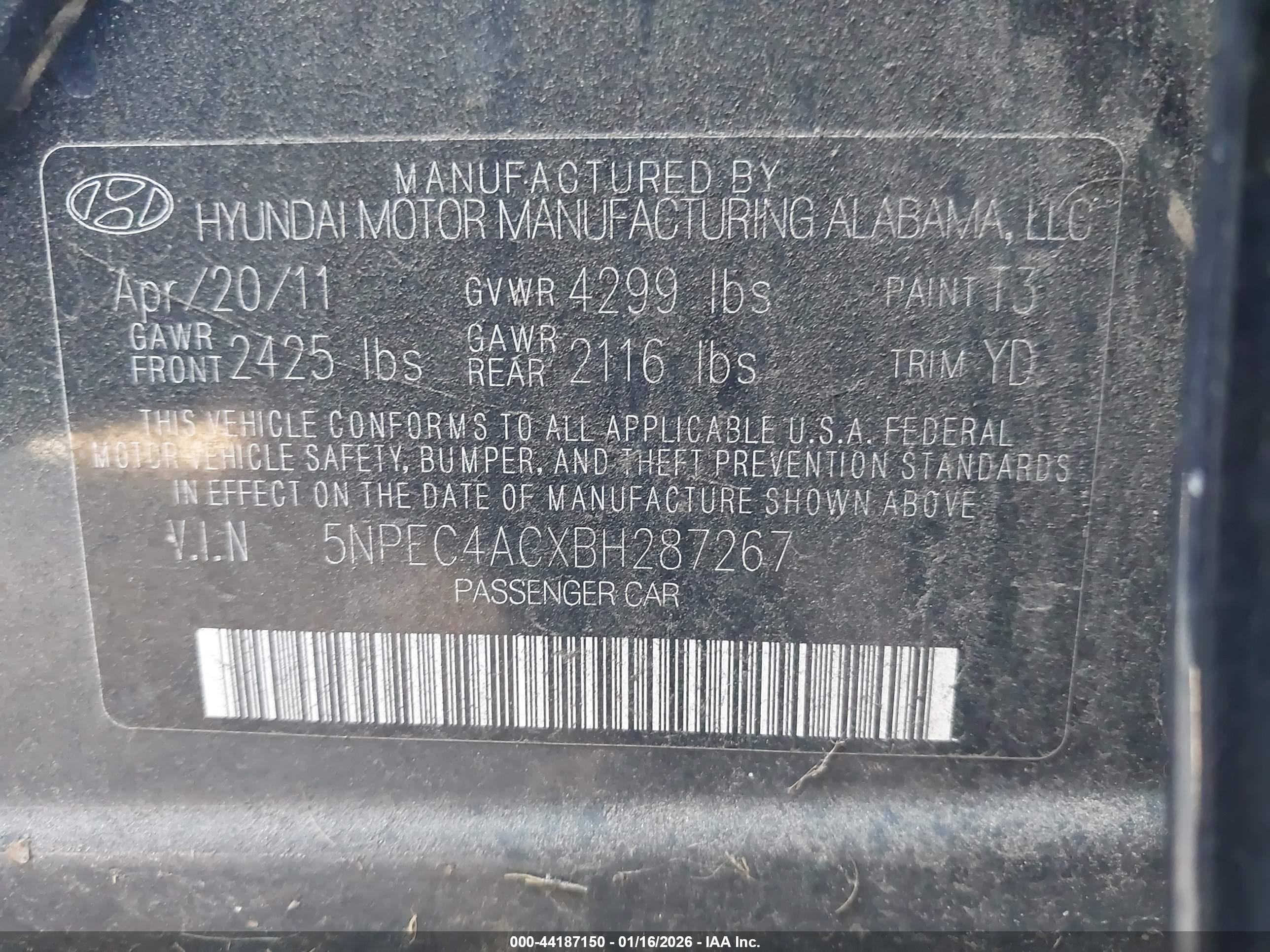 HYUNDAI SONATA image 9