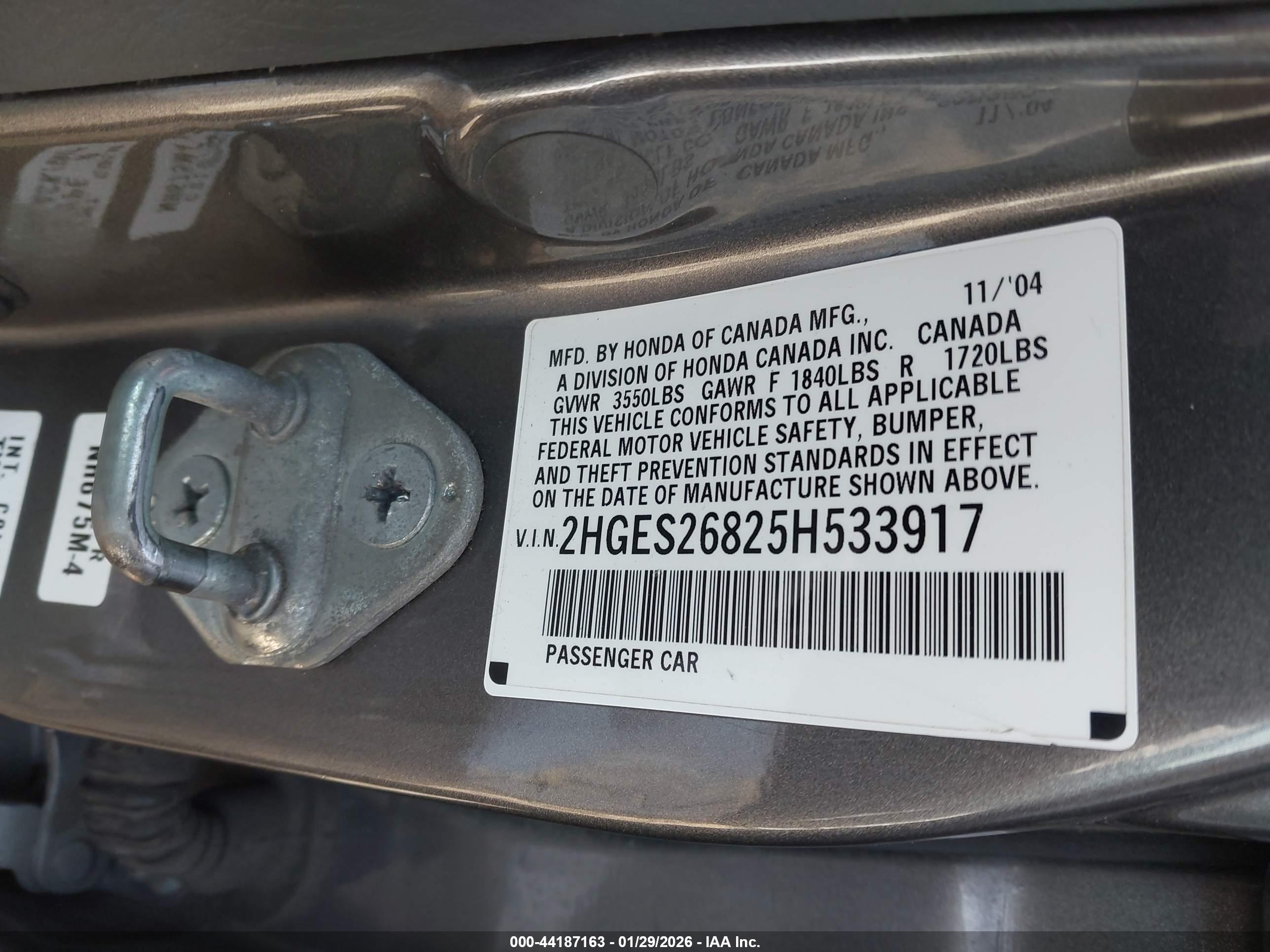 HONDA CIVIC image 9