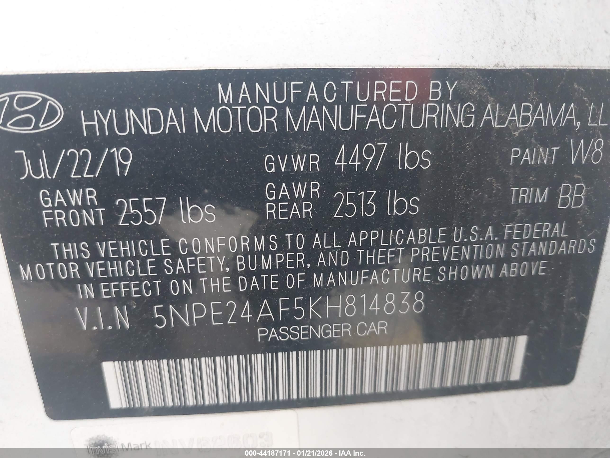 HYUNDAI SONATA image 9