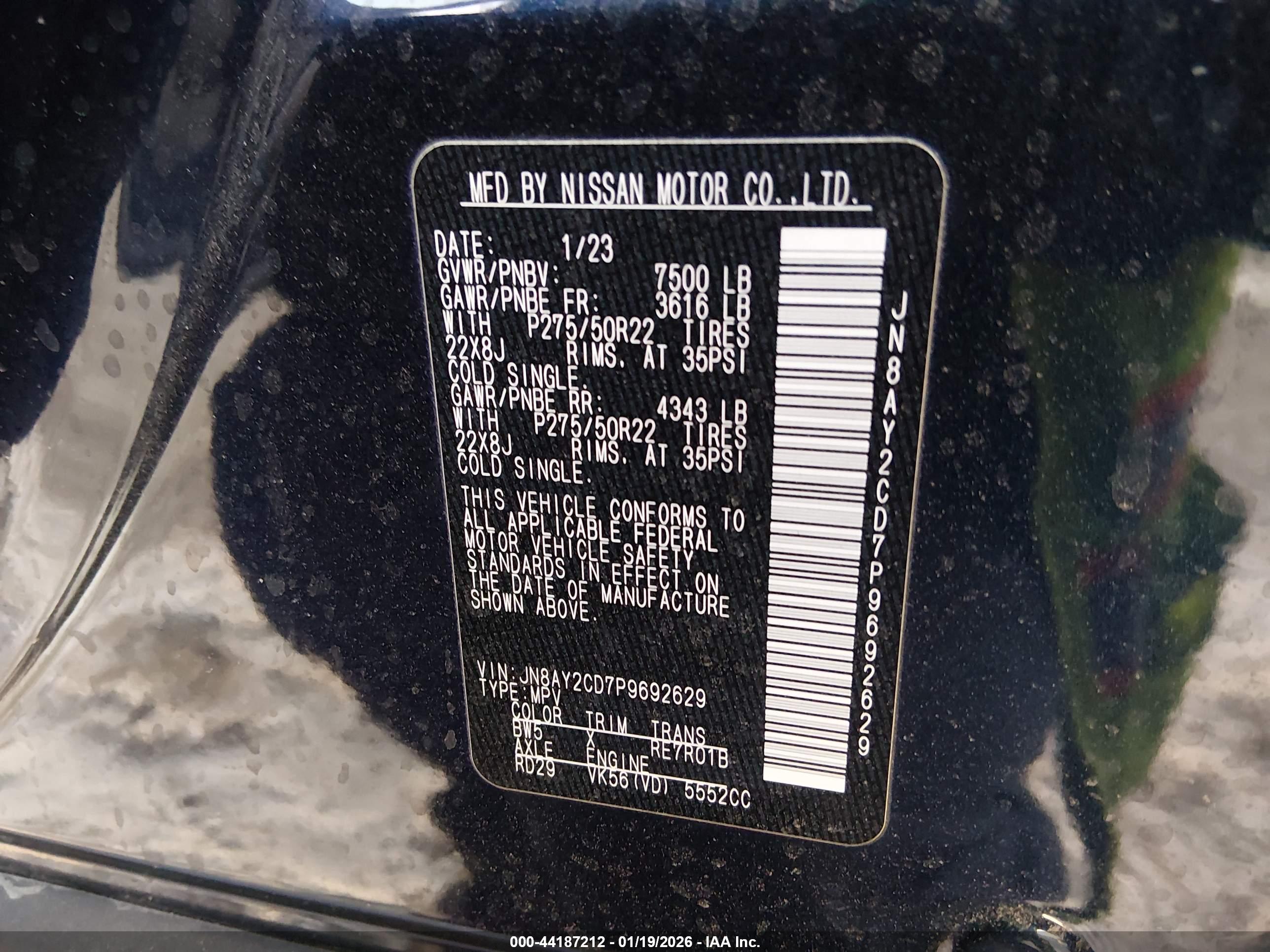NISSAN ARMADA image 9
