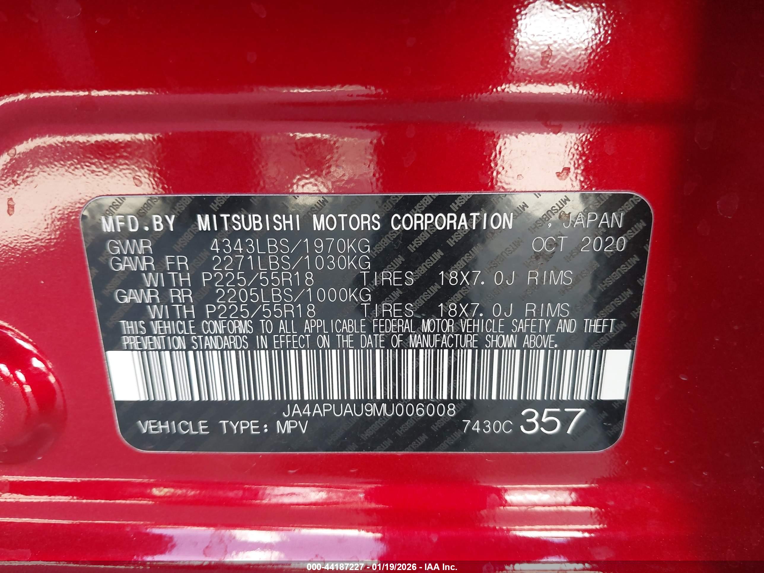MITSUBISHI OUTLANDER image 9