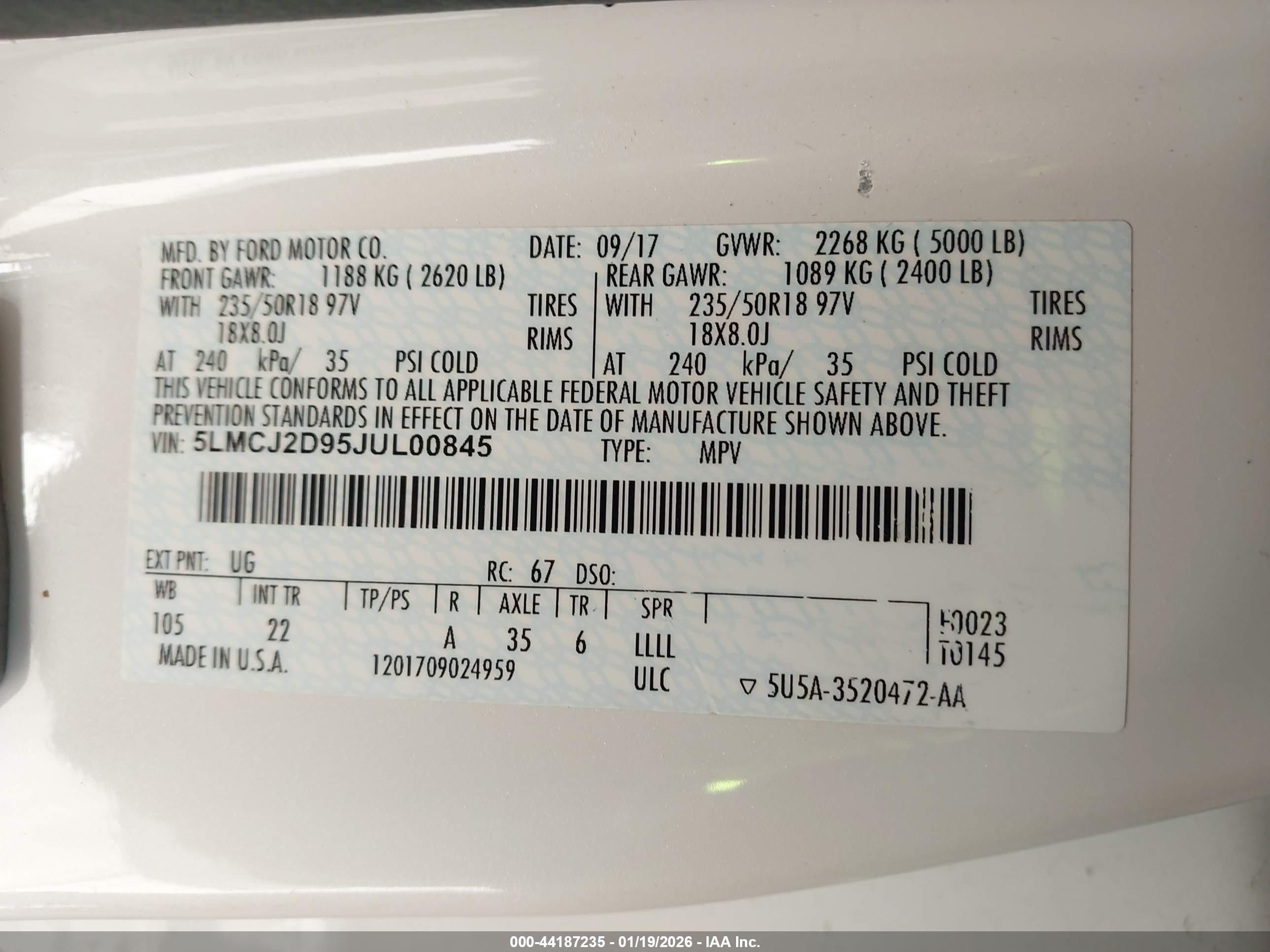 LINCOLN MKC image 9