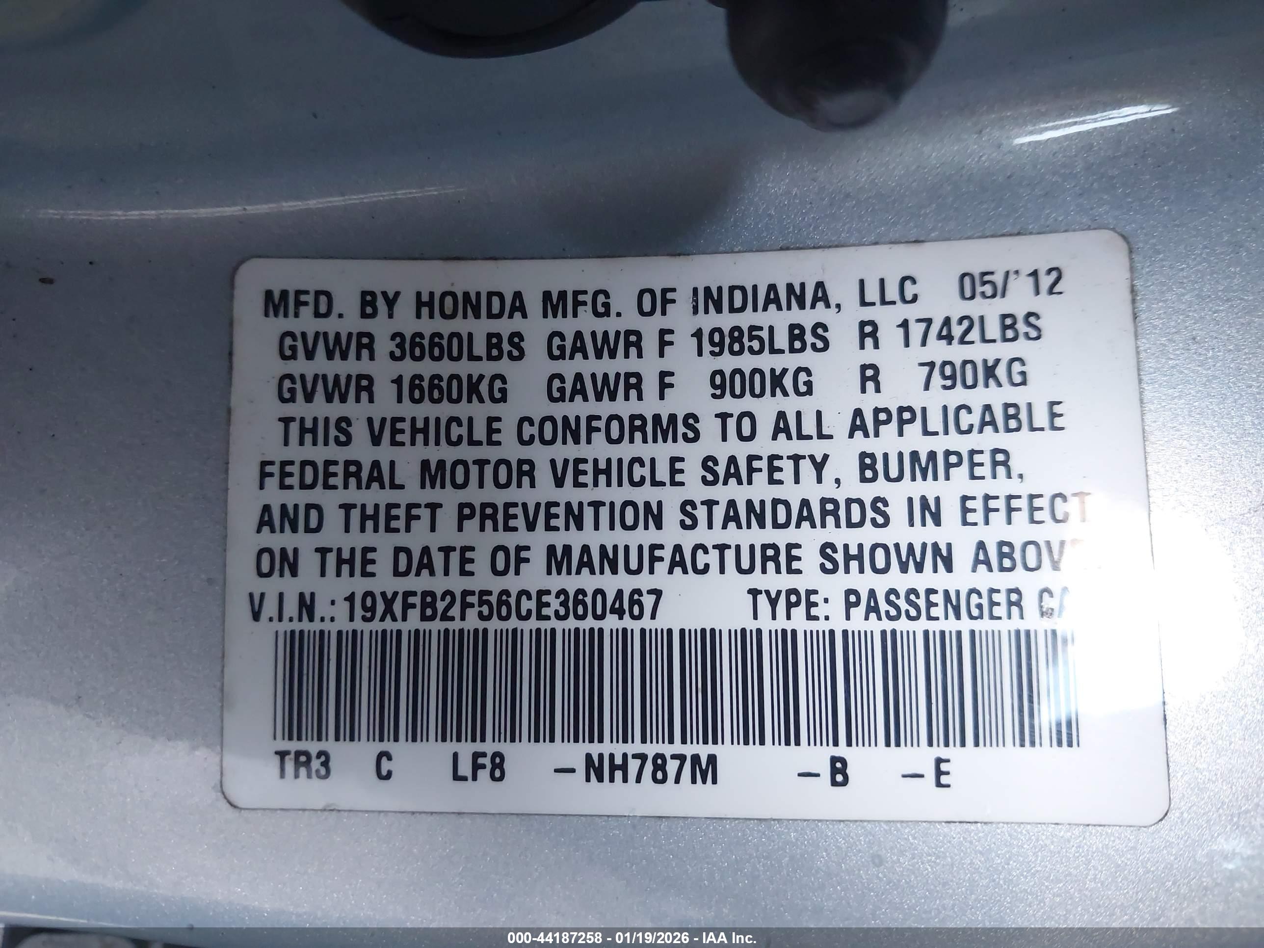 HONDA CIVIC image 9